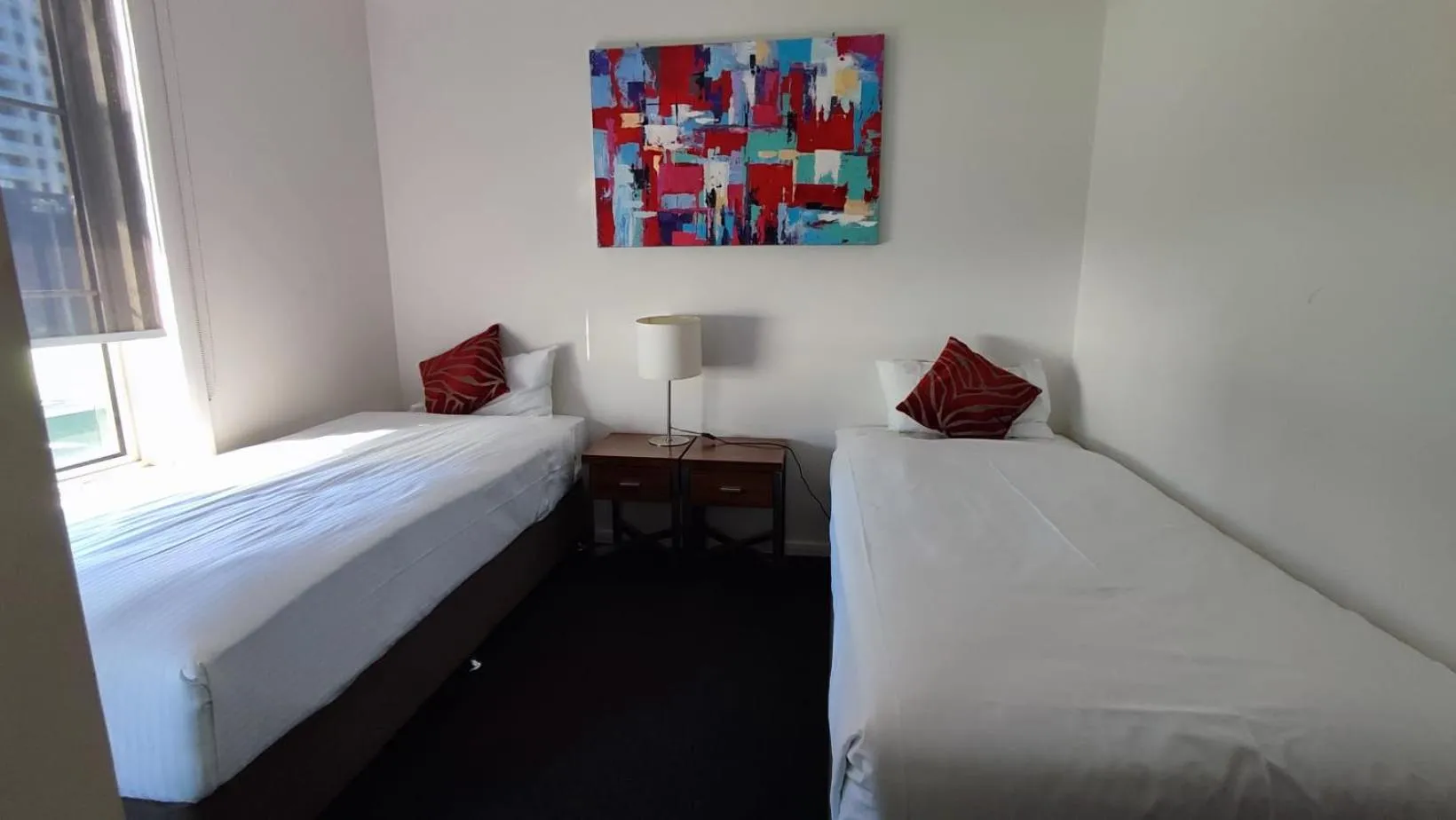 Bedroom, Bed in South Yarra Central Apartment Hotel