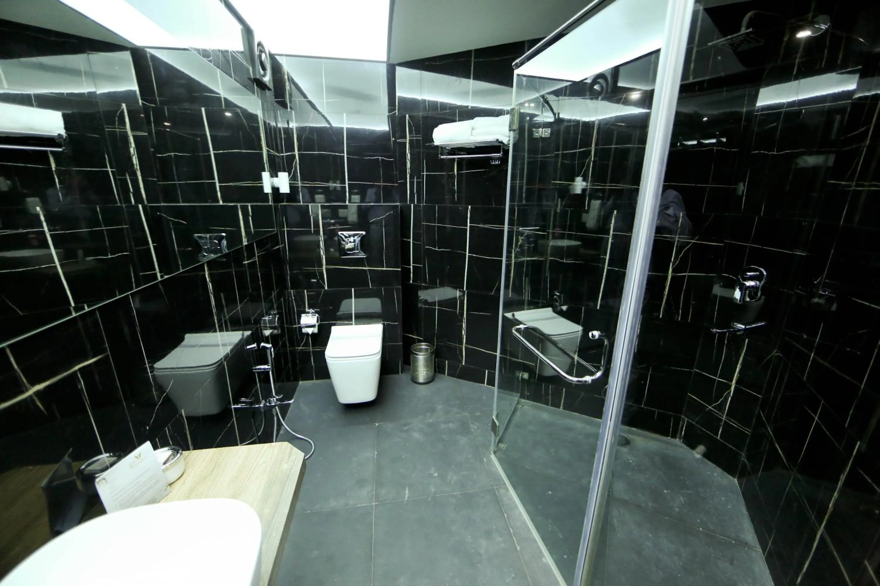 Toilet in Hotel President