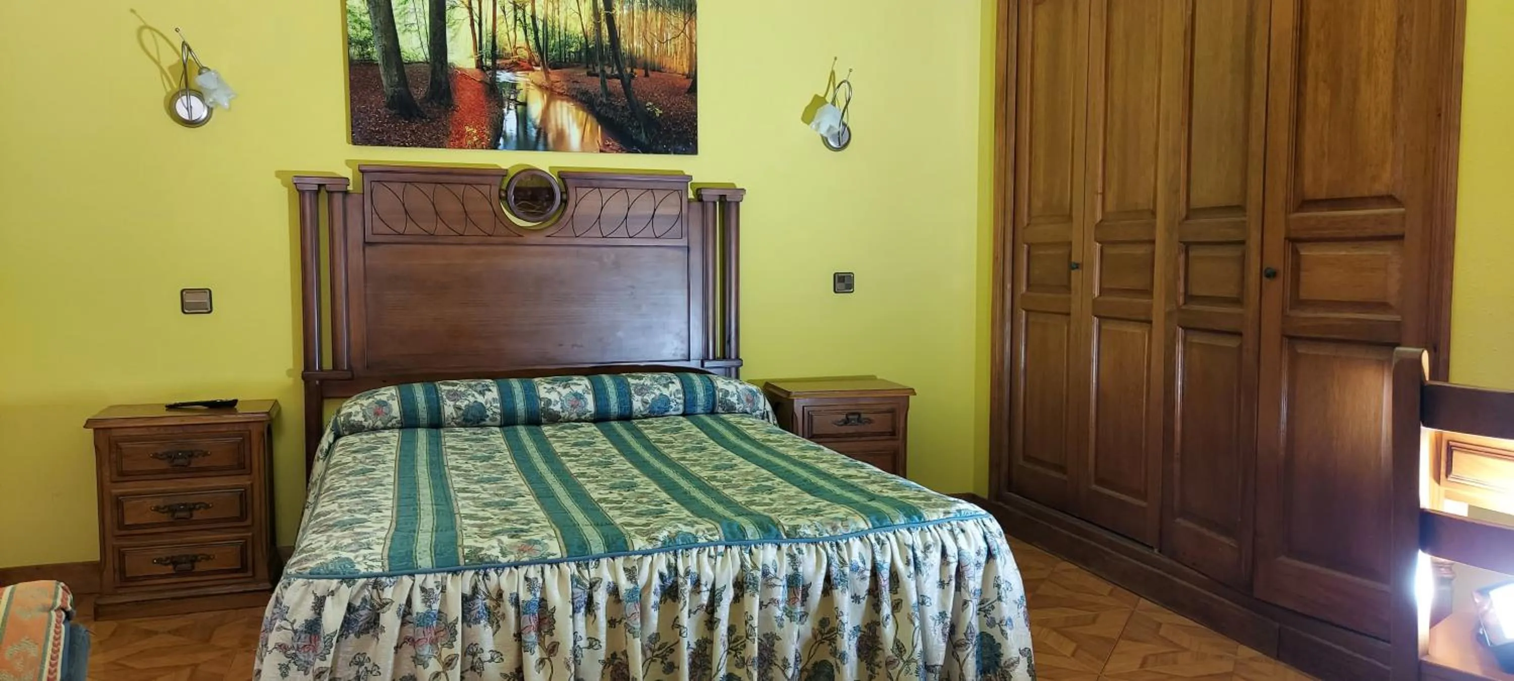 Bed in Hotel Rural Bereau