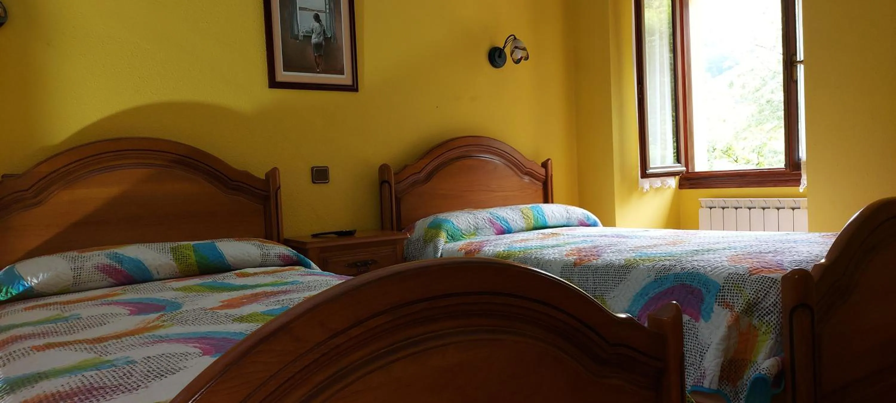 Bed in Hotel Rural Bereau