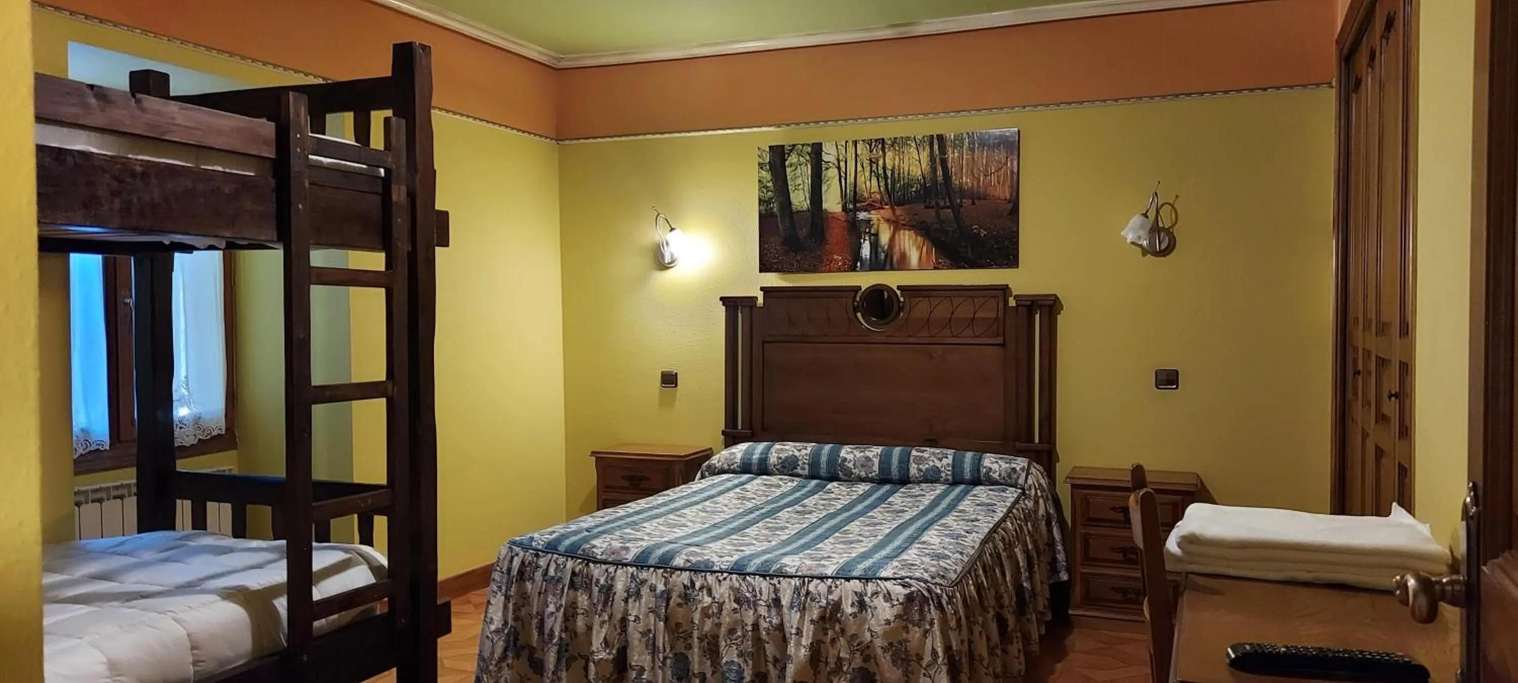 Bed in Hotel Rural Bereau