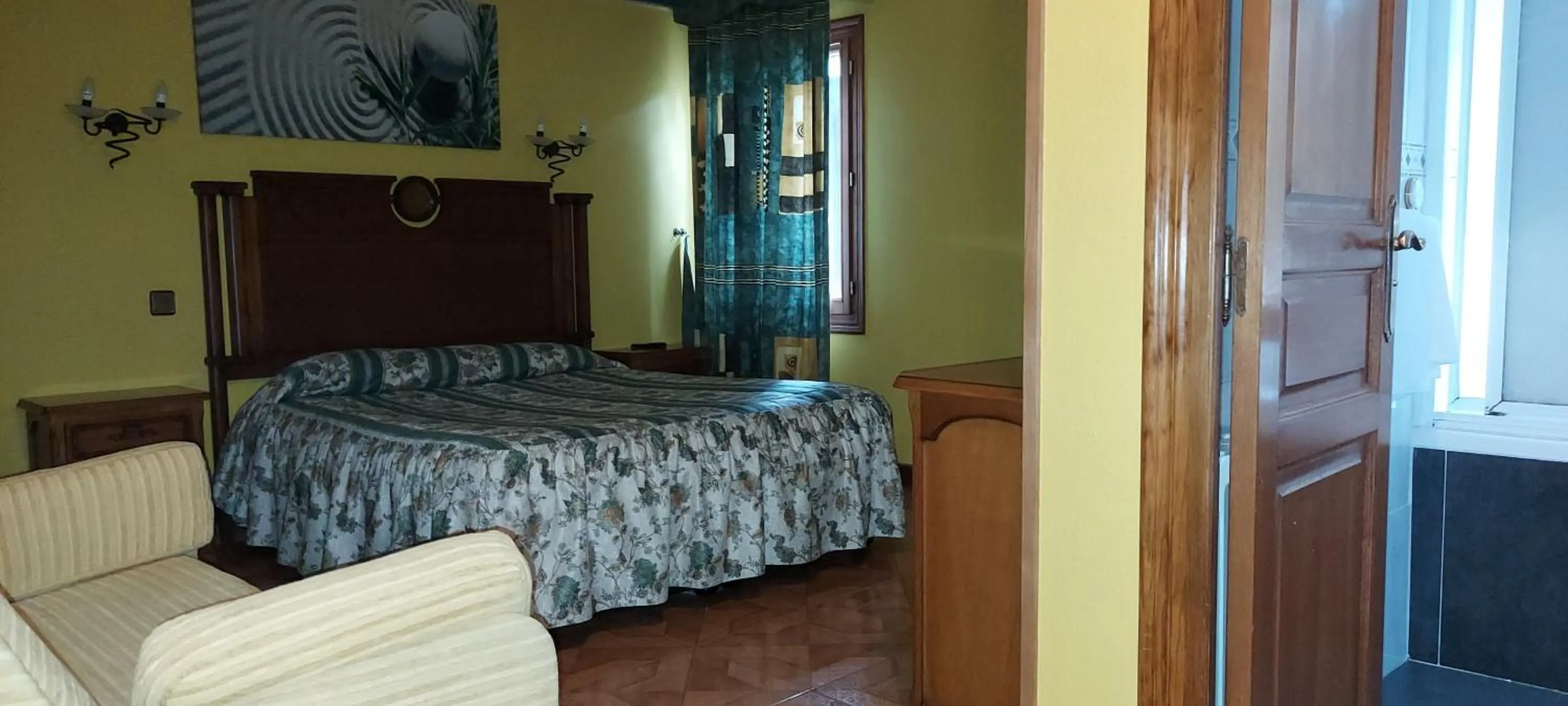 Bed in Hotel Rural Bereau