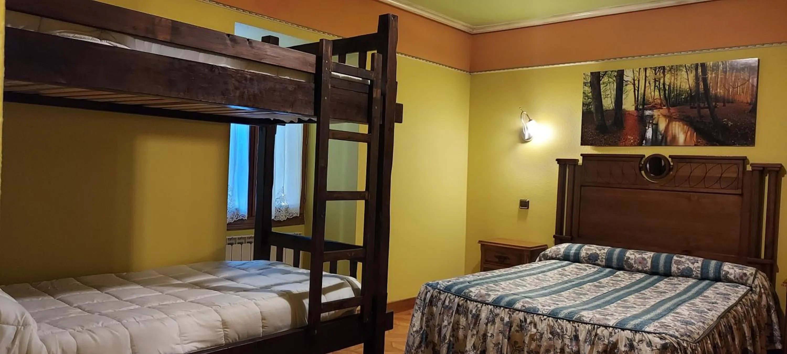 Bed in Hotel Rural Bereau