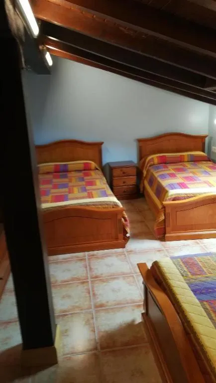 Bed in Hotel Rural Bereau