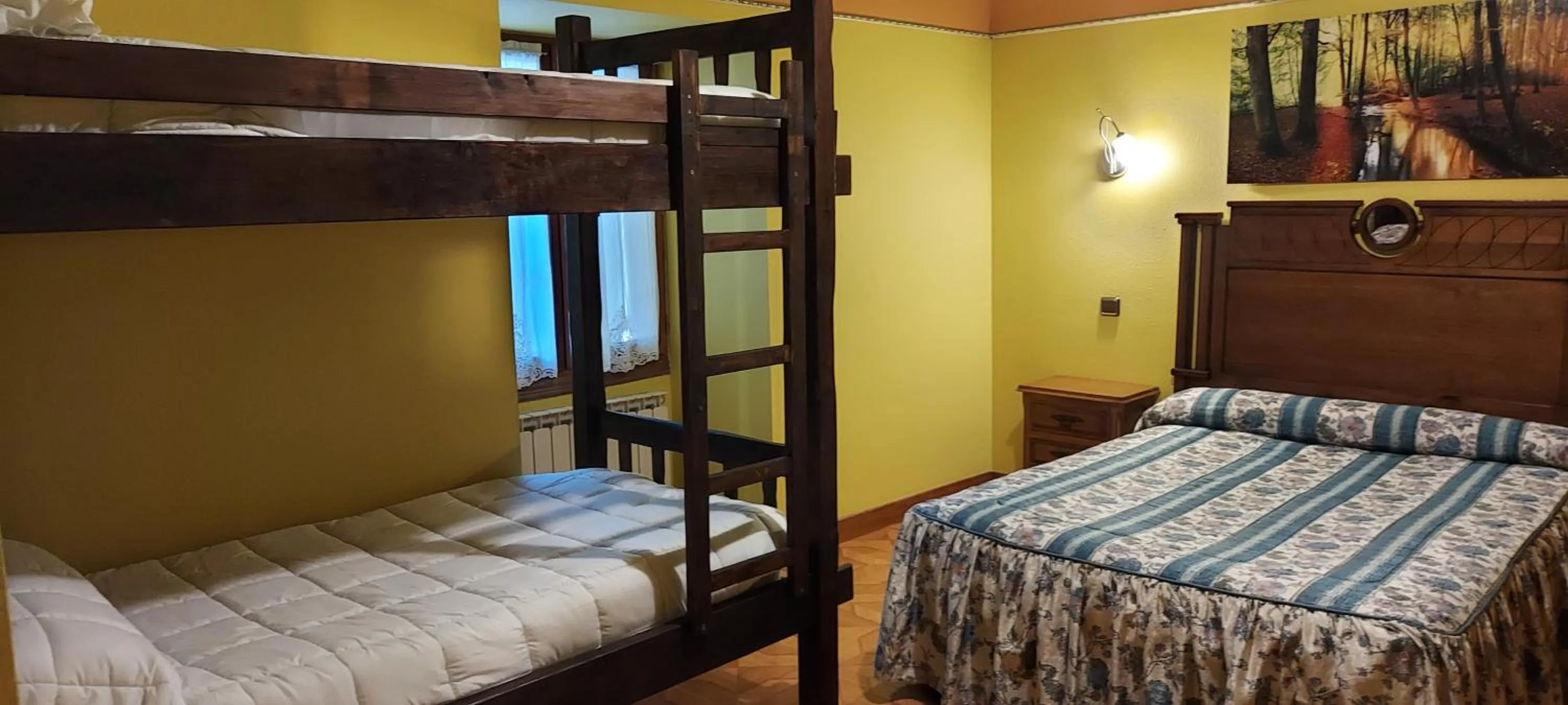 Bed in Hotel Rural Bereau