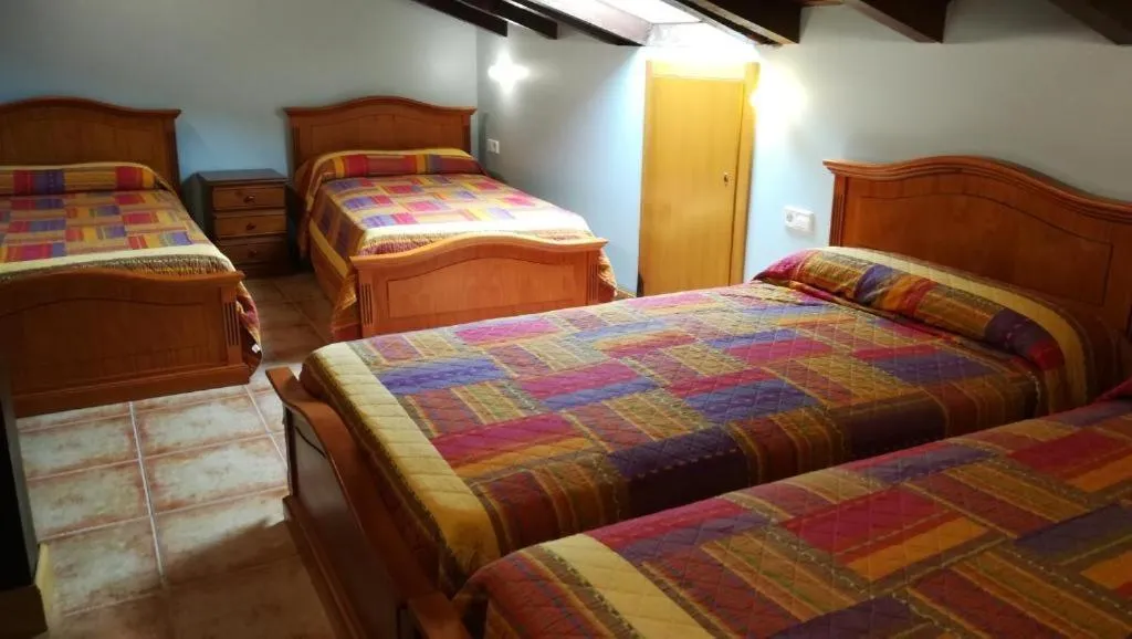 Bed in Hotel Rural Bereau