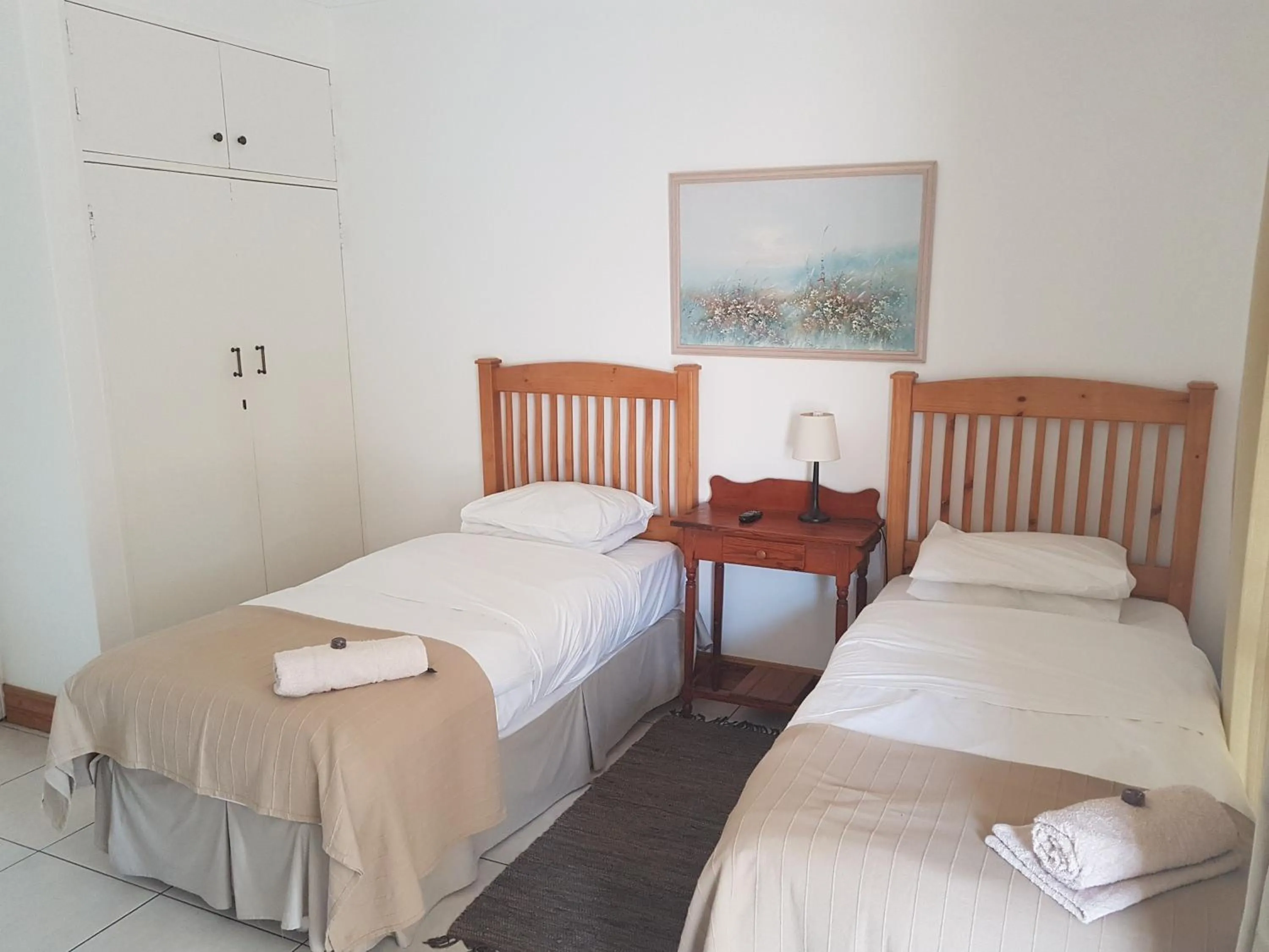 Bed in Homestead Lake Cottage