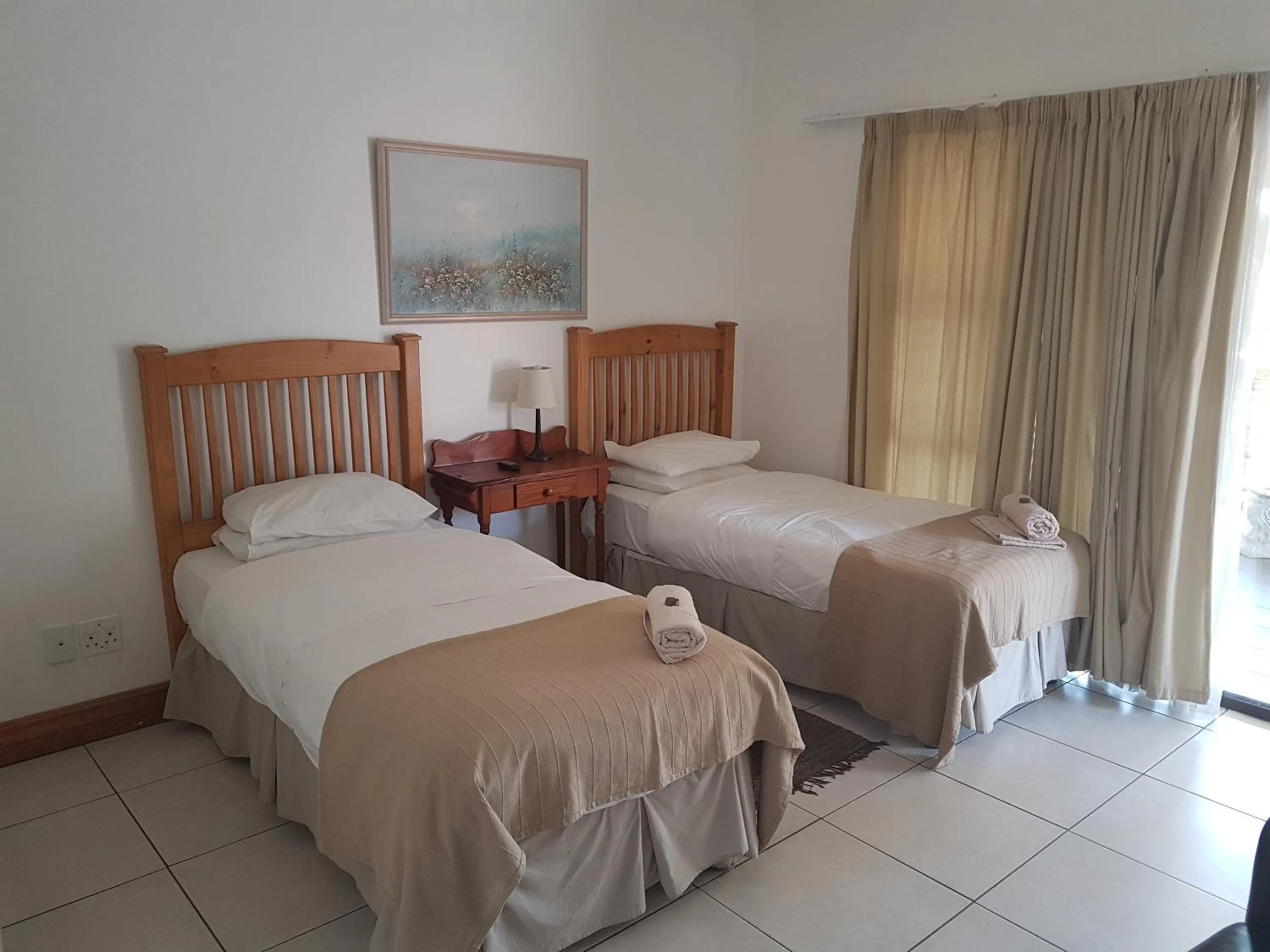 Bed in Homestead Lake Cottage