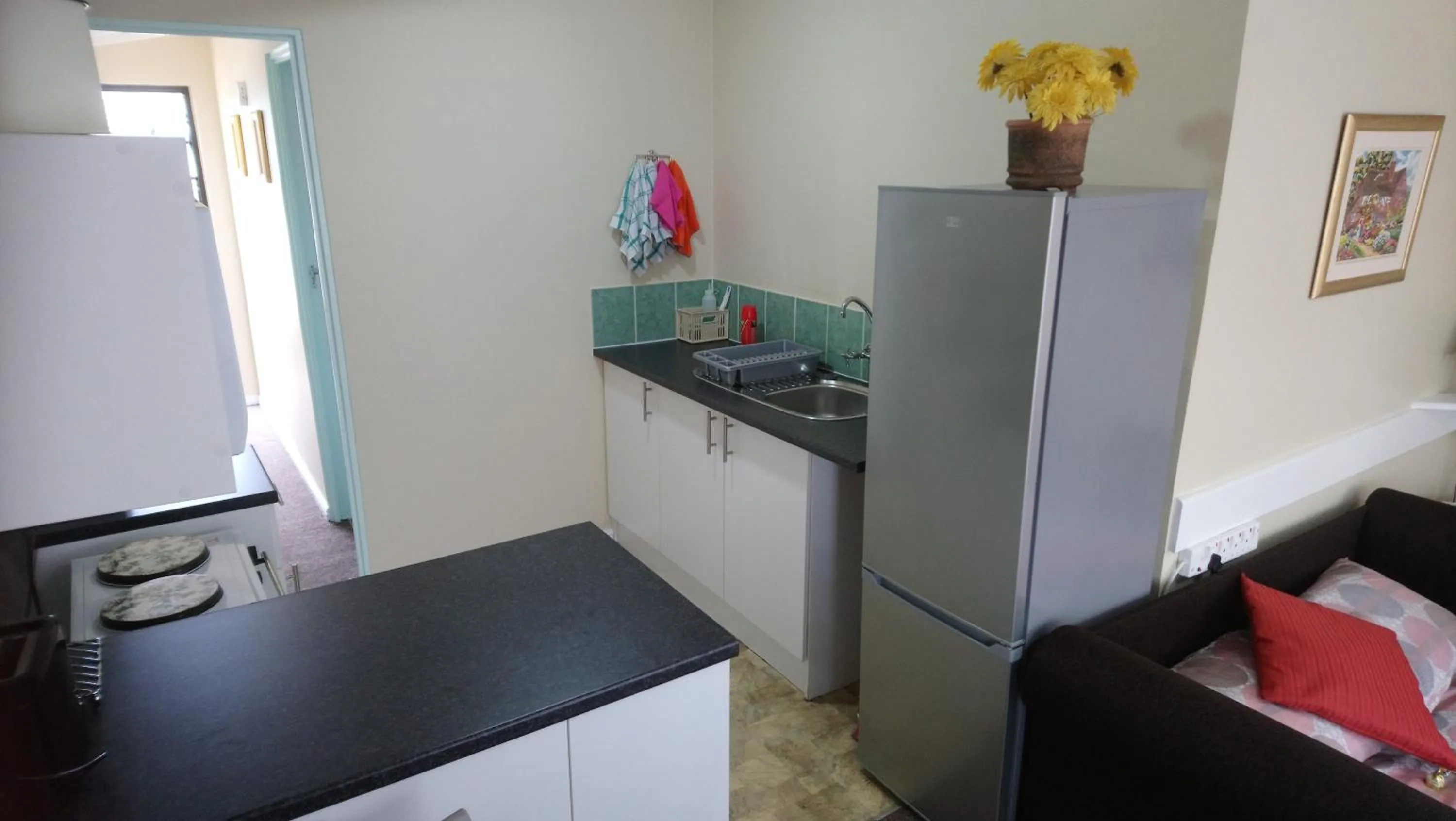 Kitchen or kitchenette in Welterusten Guesthouse