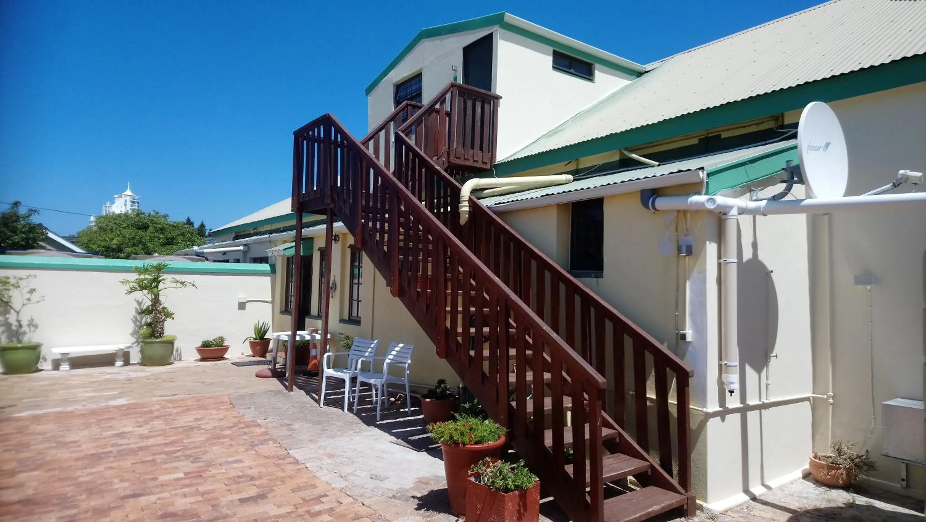 Facade/entrance in Welterusten Guesthouse