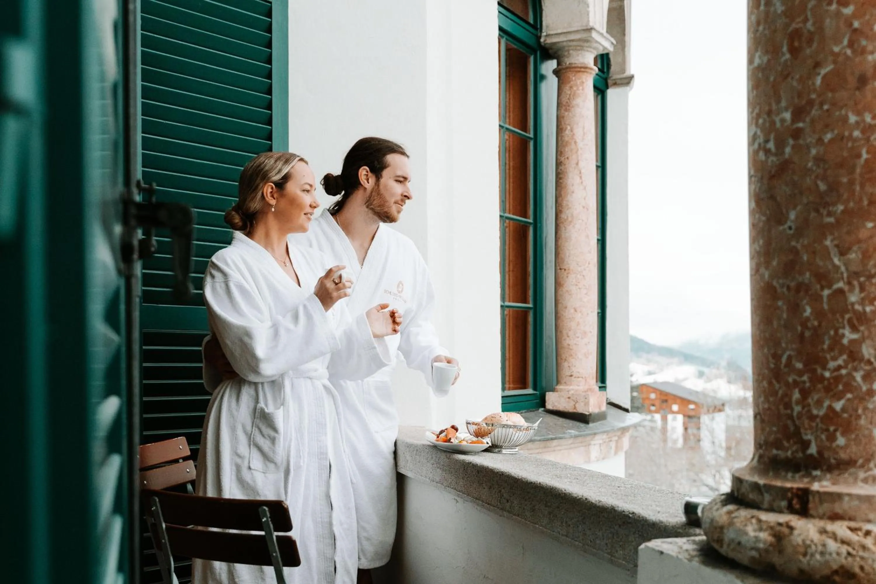 Balcony/Terrace in IMLAUER Hotel Schloss Pichlarn