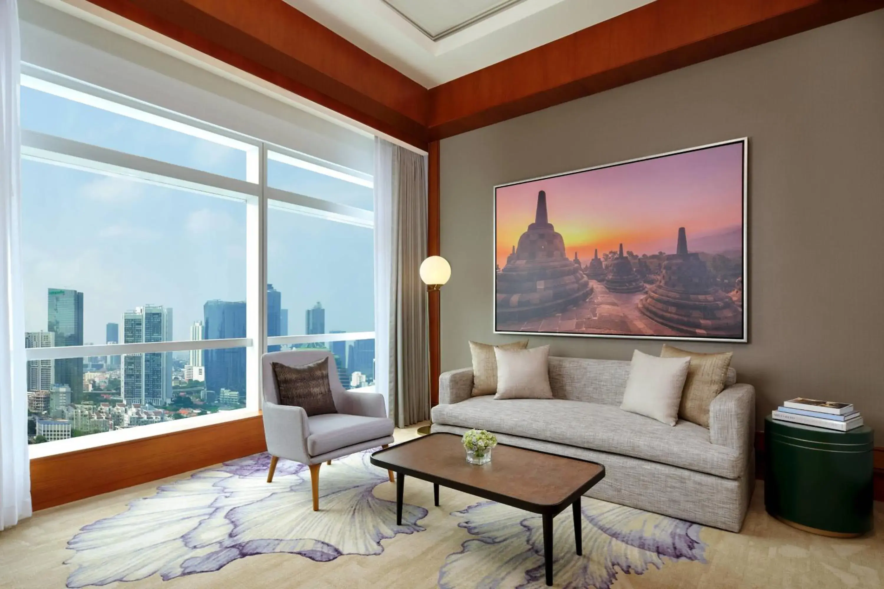 Living room in The Ritz-Carlton Jakarta, Pacific Place