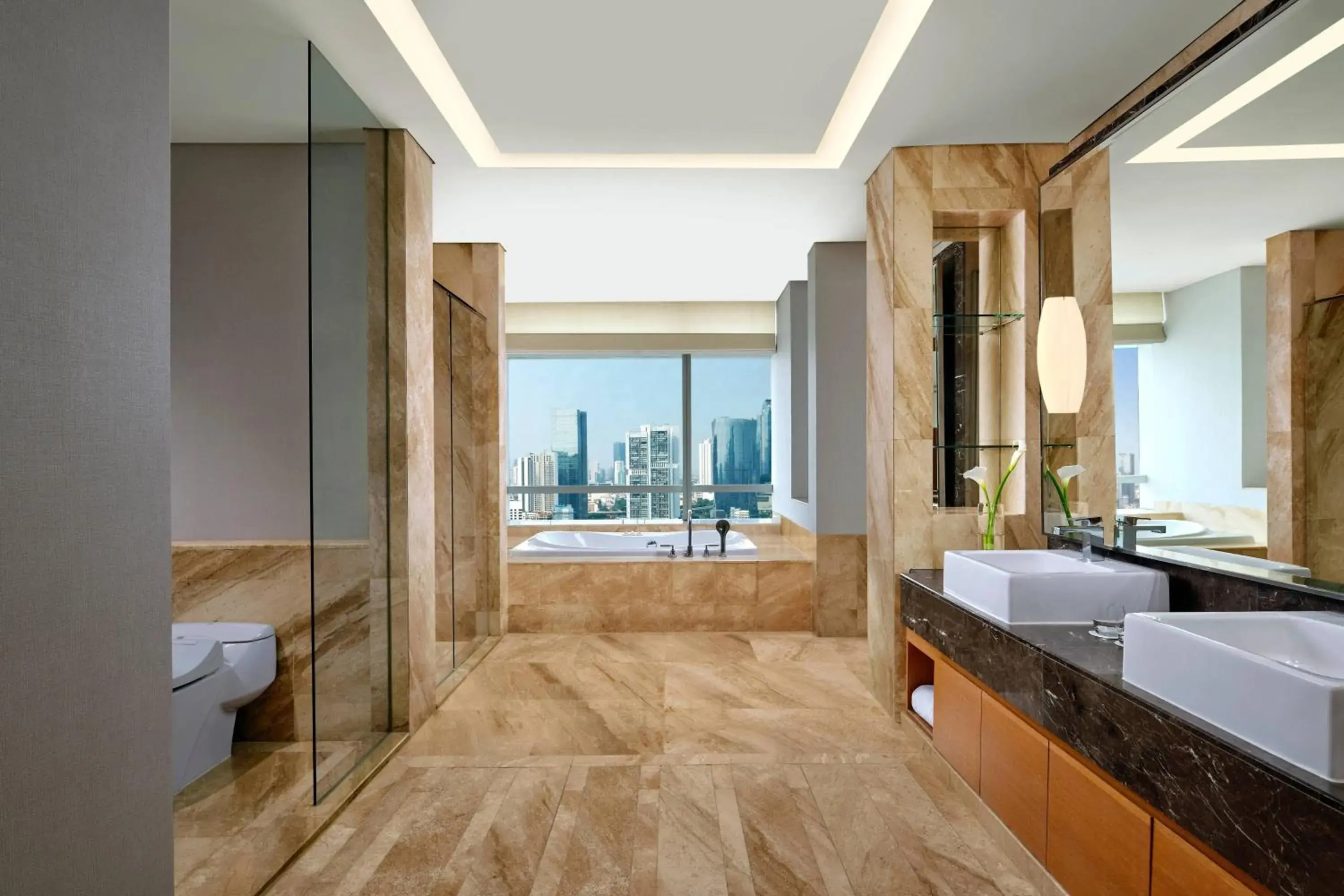 Bathroom in The Ritz-Carlton Jakarta, Pacific Place