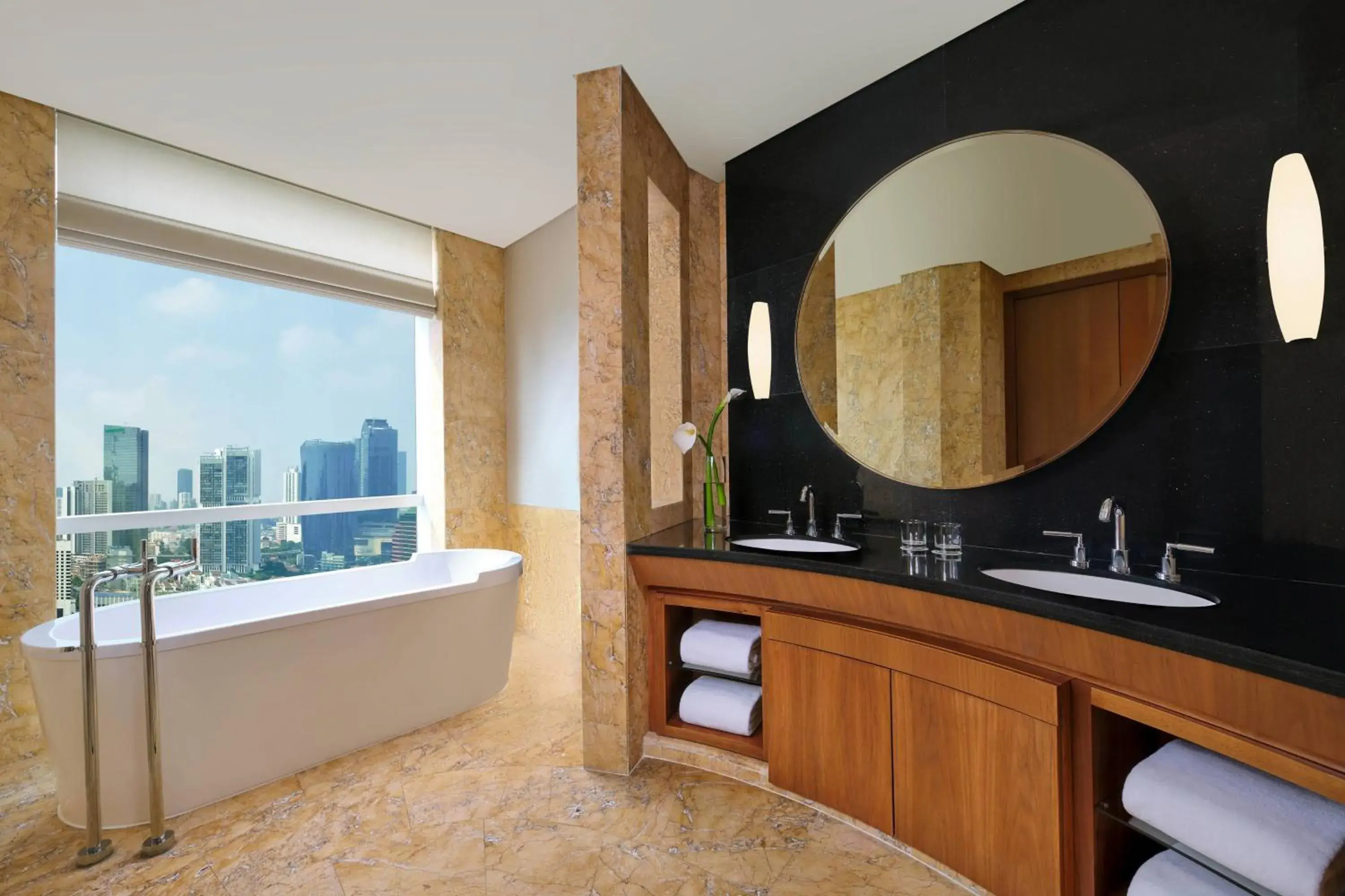 Bathroom in The Ritz-Carlton Jakarta, Pacific Place