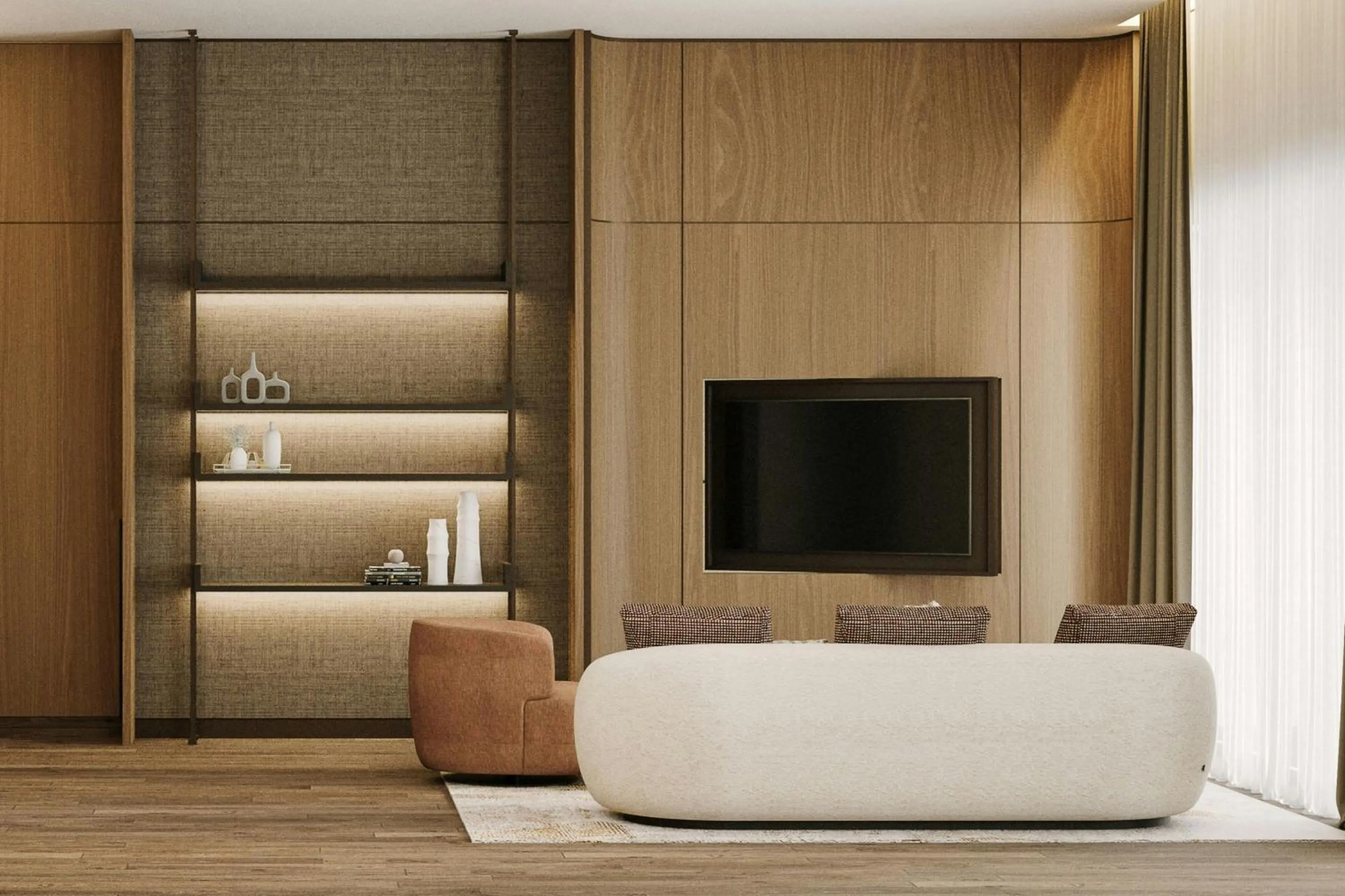 Living room in The Ritz-Carlton Jakarta, Pacific Place