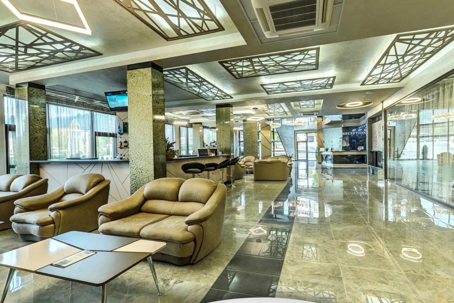 Seating area in SPA Hotel Infinity Park Velingrad