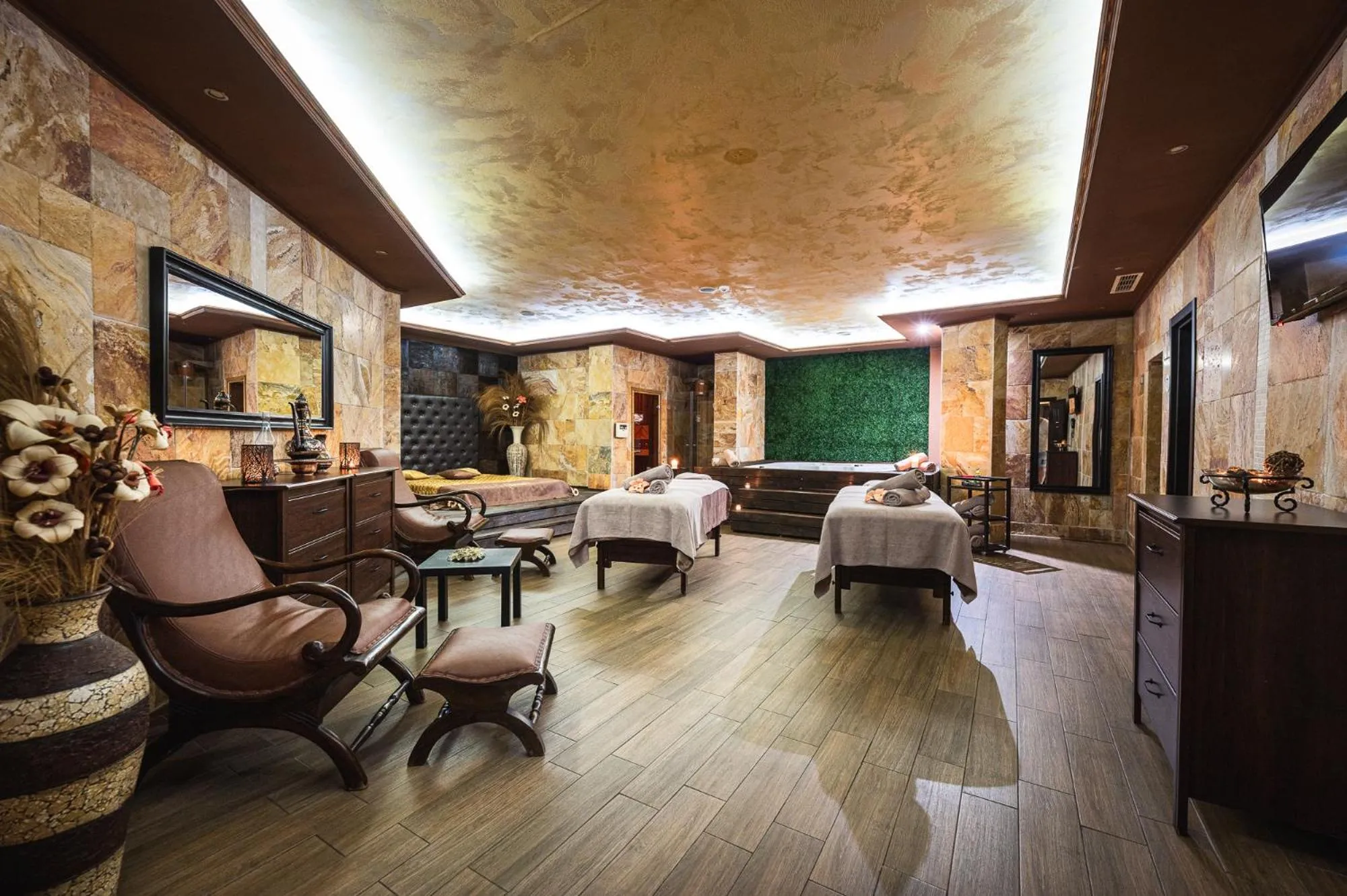 Seating area in SPA Hotel Infinity Park Velingrad