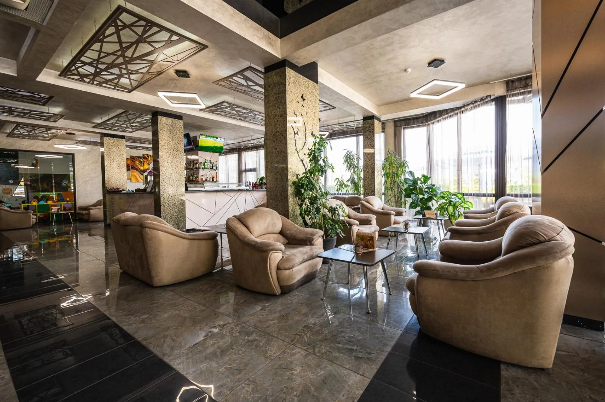 Lobby or reception in SPA Hotel Infinity Park Velingrad