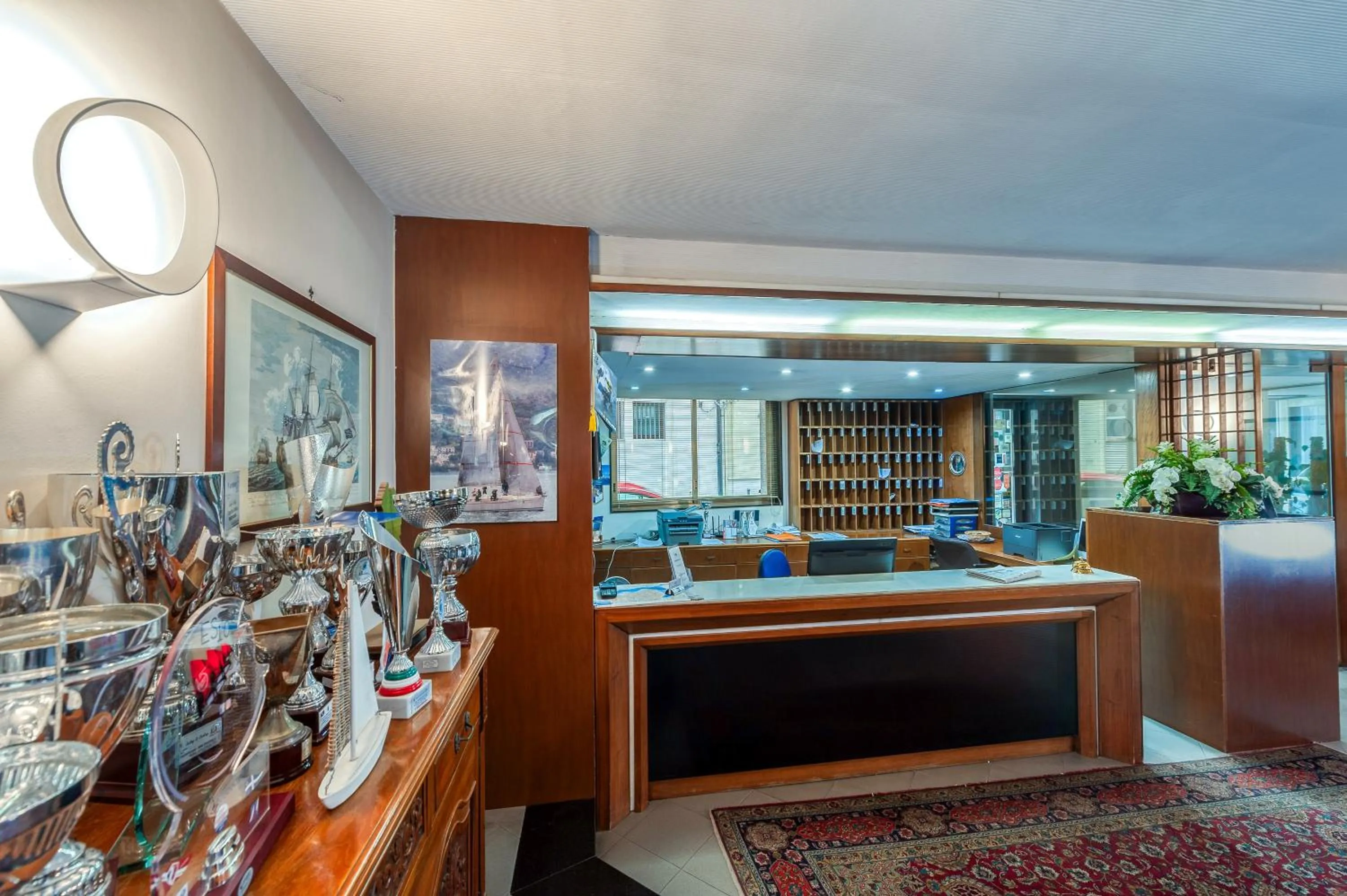 Lobby or reception in Hotel Barsotti