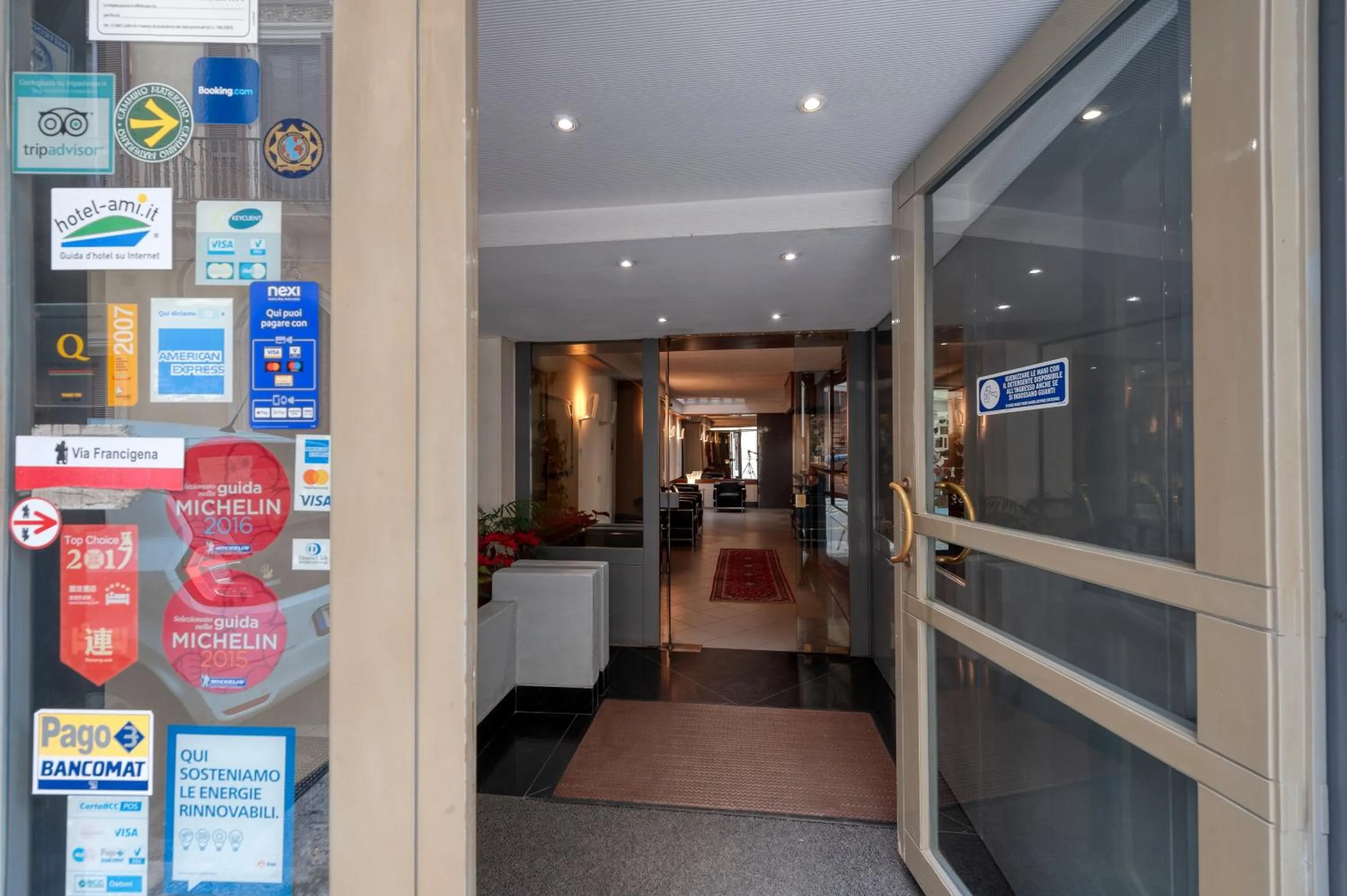 Lobby or reception in Hotel Barsotti