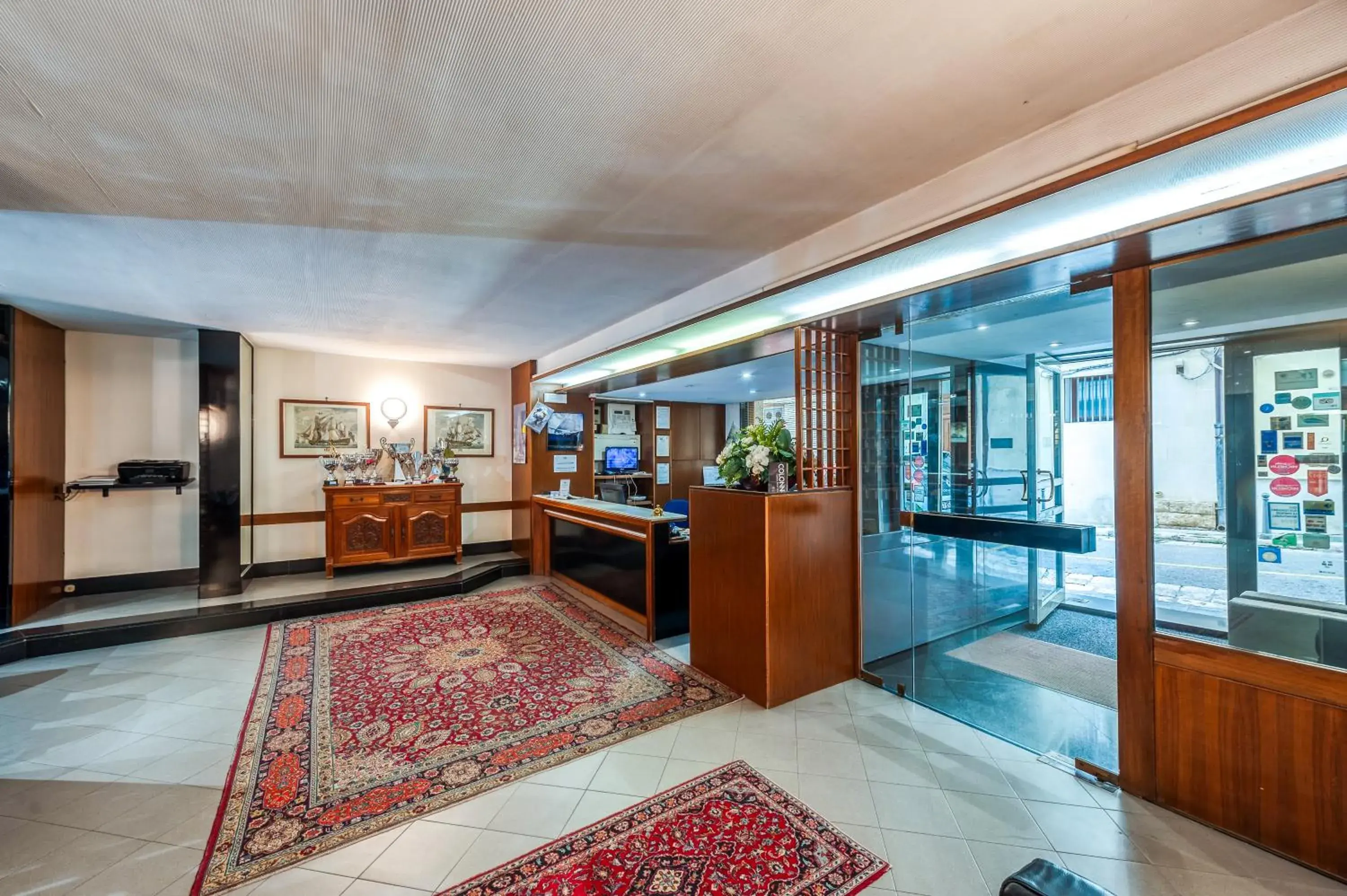 Lobby or reception in Hotel Barsotti Lobby or reception in Hotel Barsotti