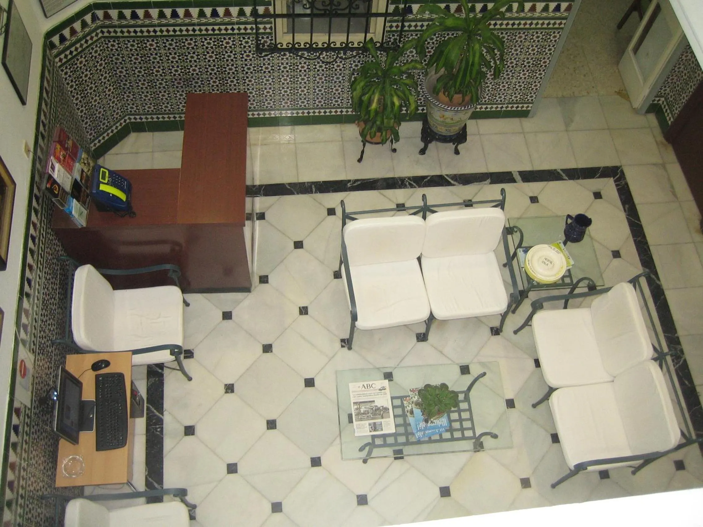 Lobby or reception in Pension Gala