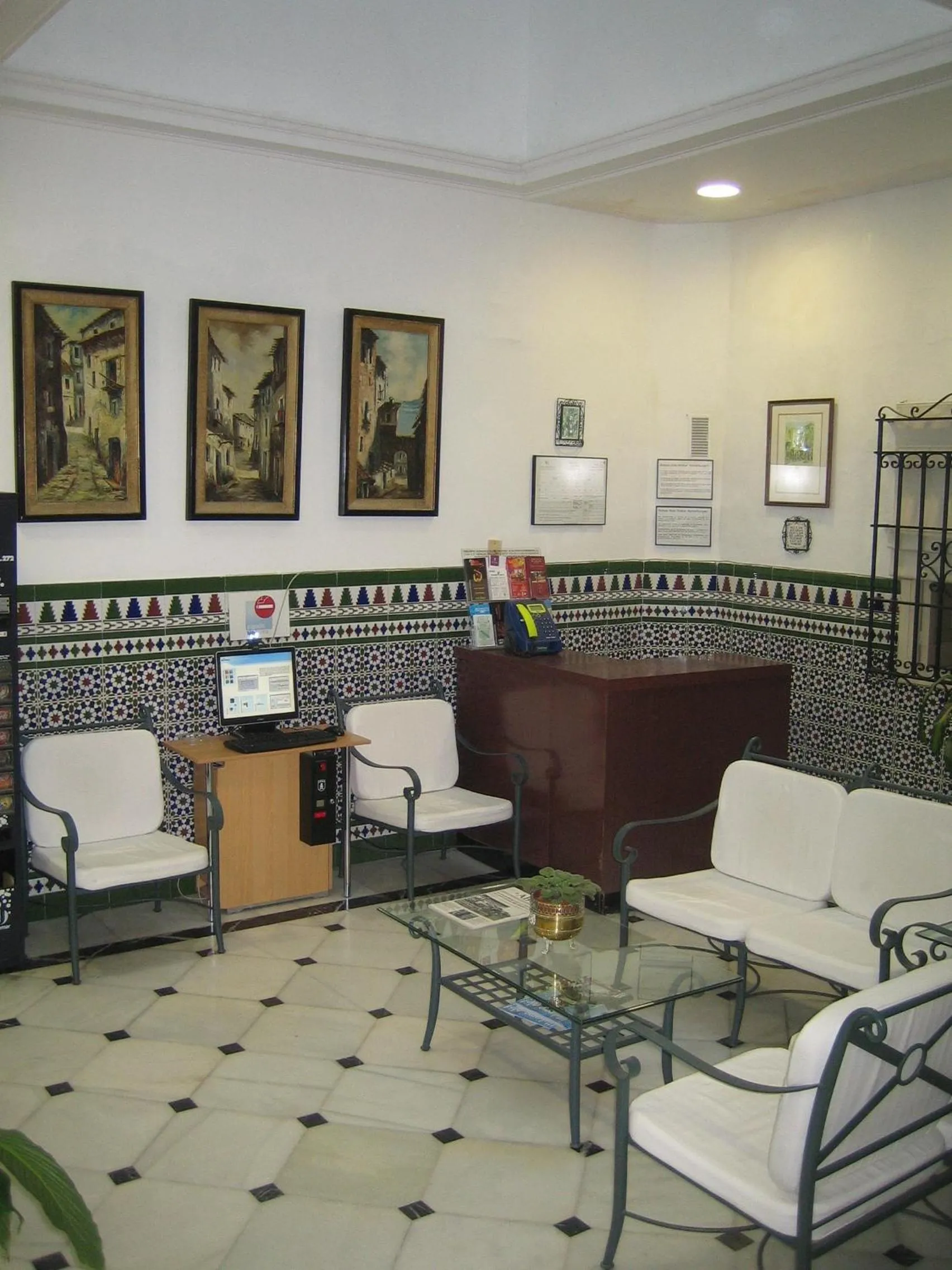 Lobby or reception in Pension Gala