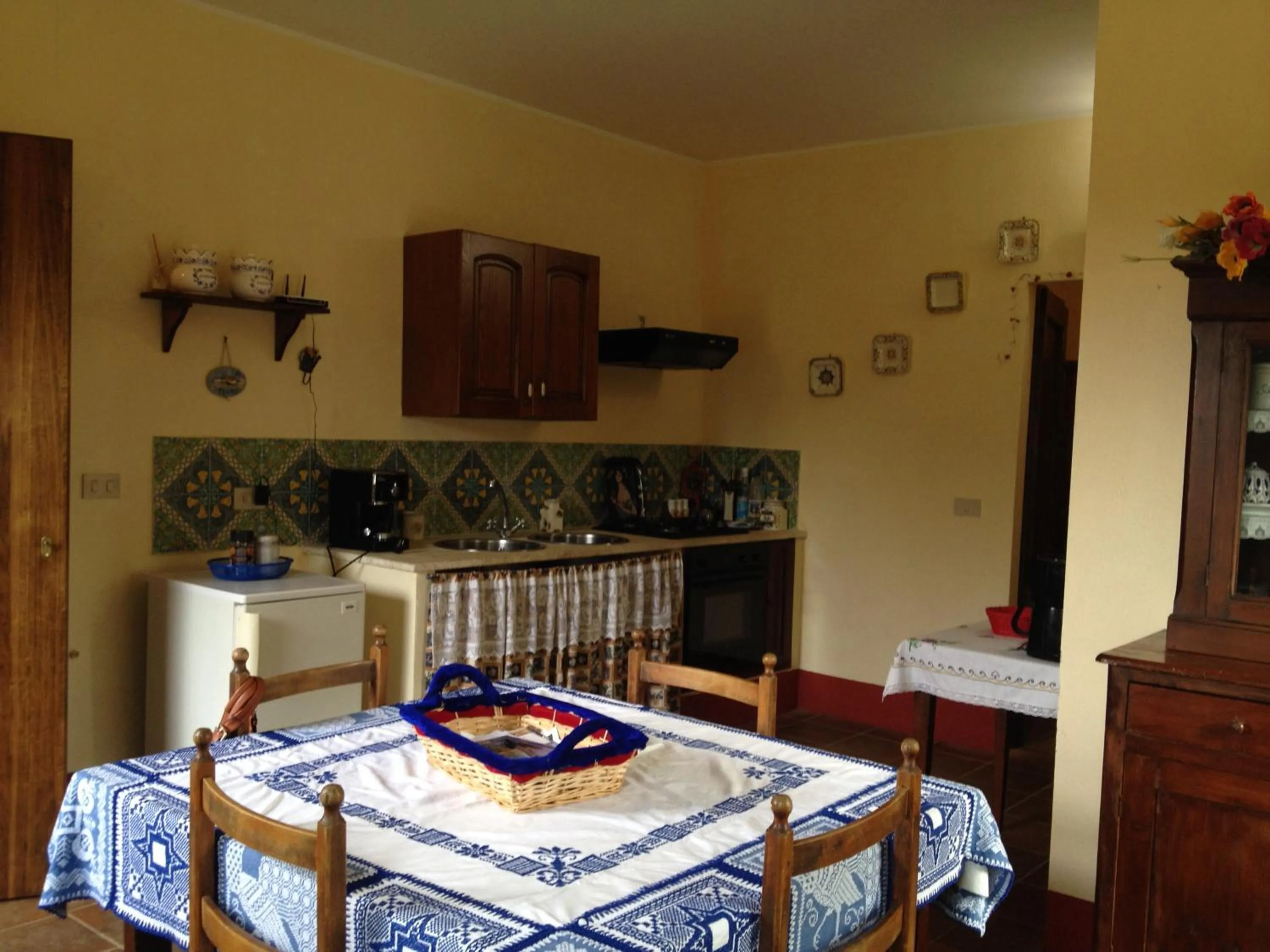 Dining area in Tenuta Santagnese