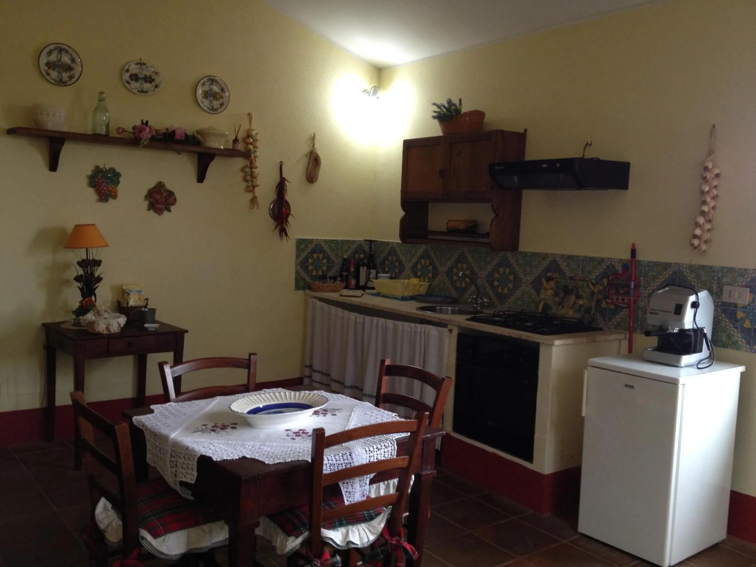 Dining area in Tenuta Santagnese