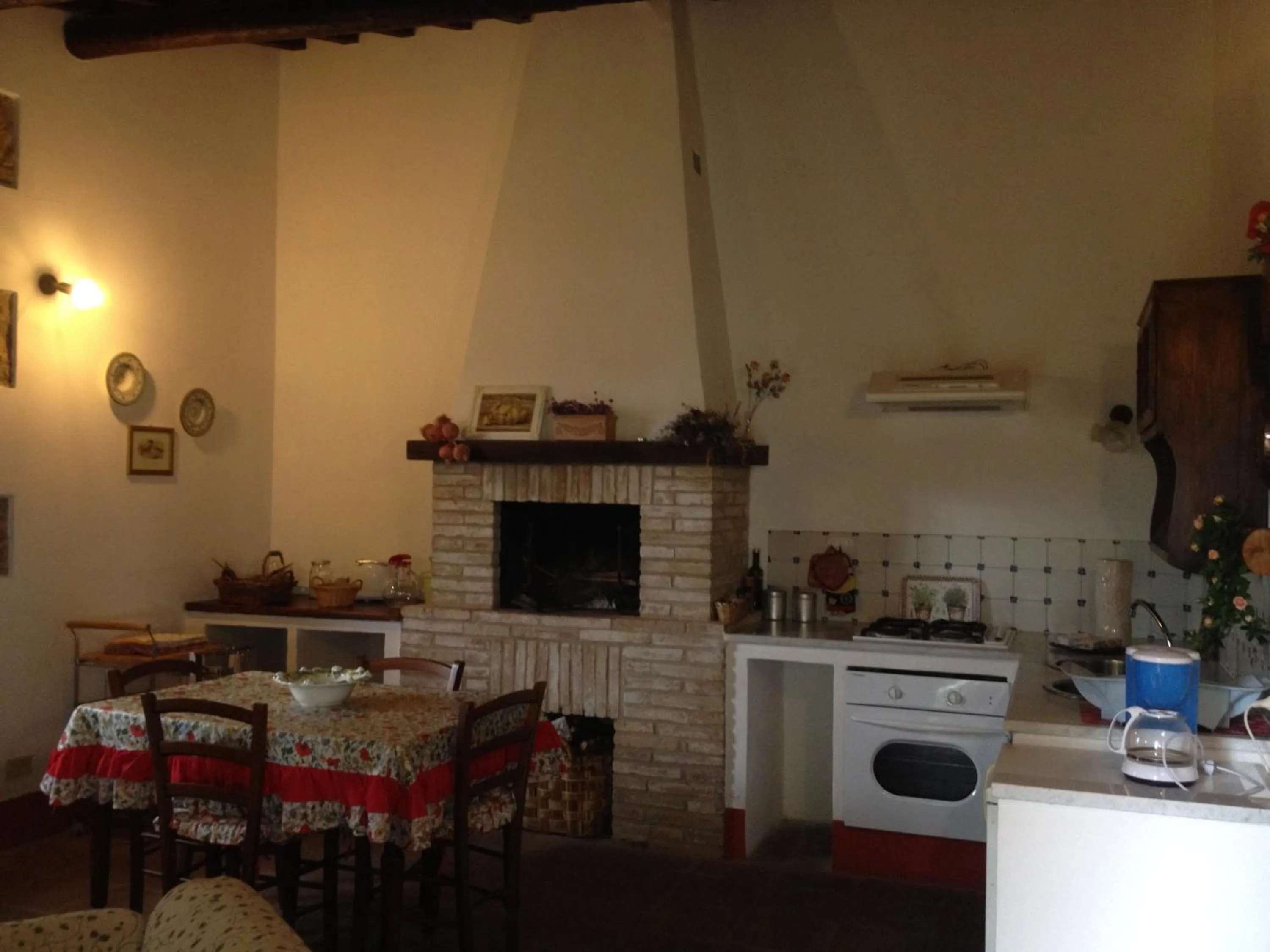 Dining area in Tenuta Santagnese