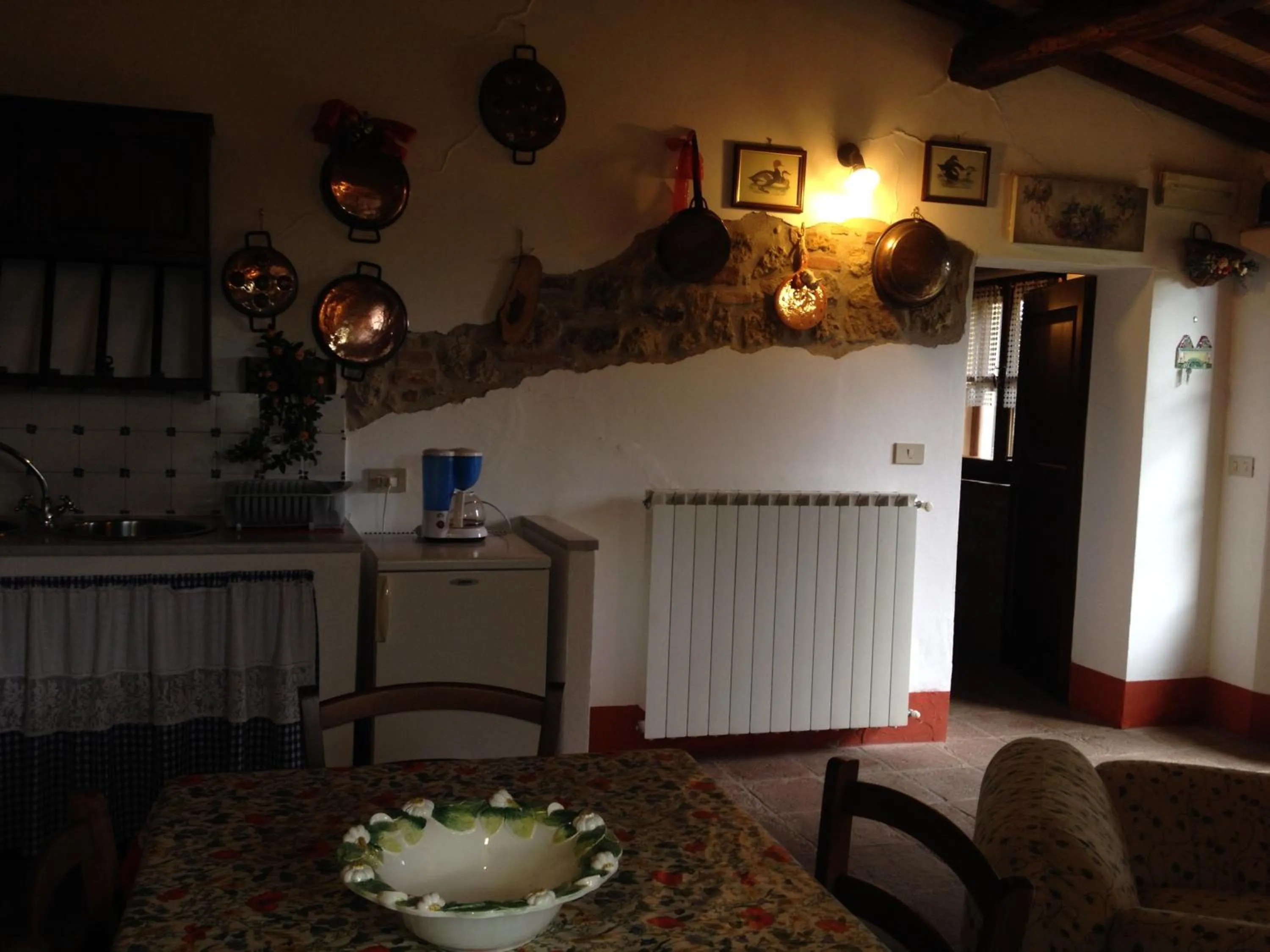 Dining area in Tenuta Santagnese