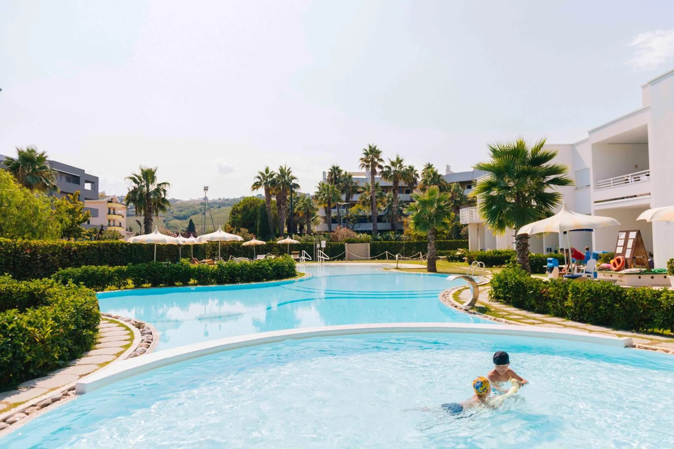 Pool view in SeaPark SPA Resort