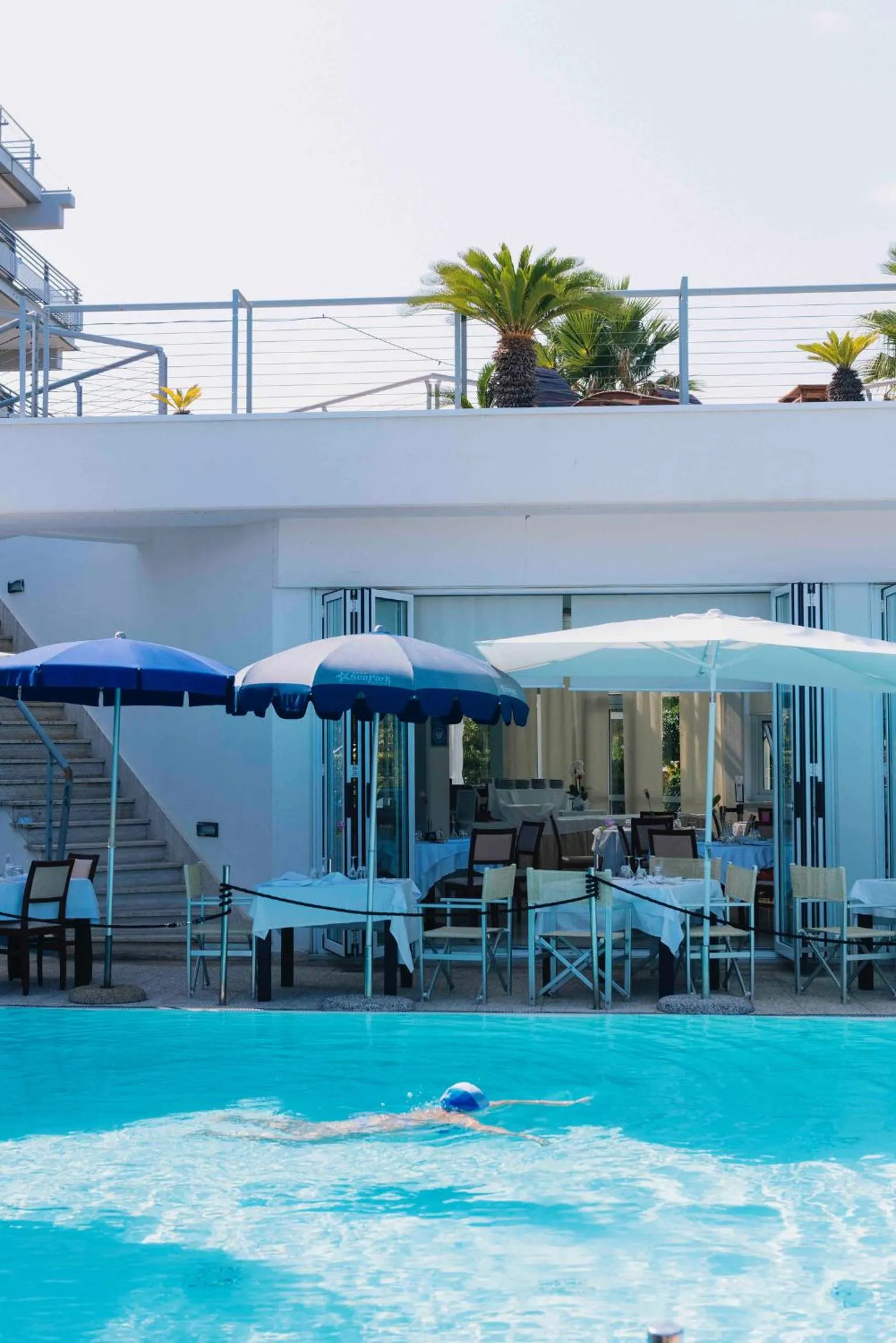 Pool view in SeaPark SPA Resort