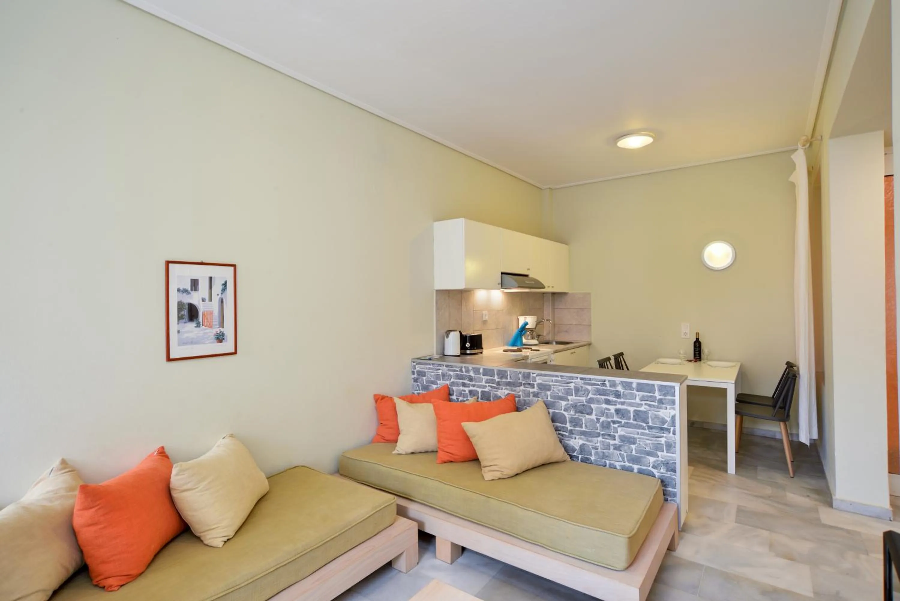 Seating area in Elma's Dream Apartments & Villas