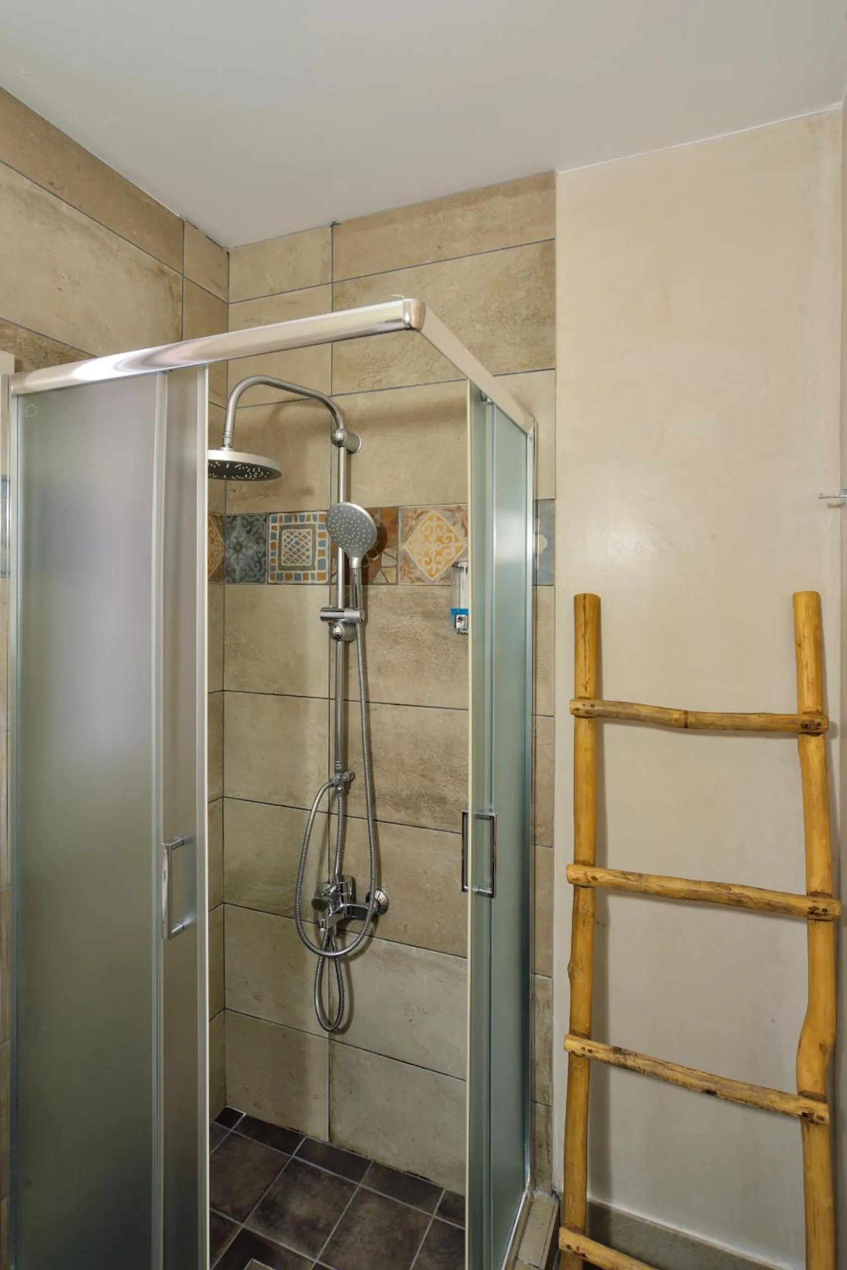 Shower in Elma's Dream Apartments & Villas