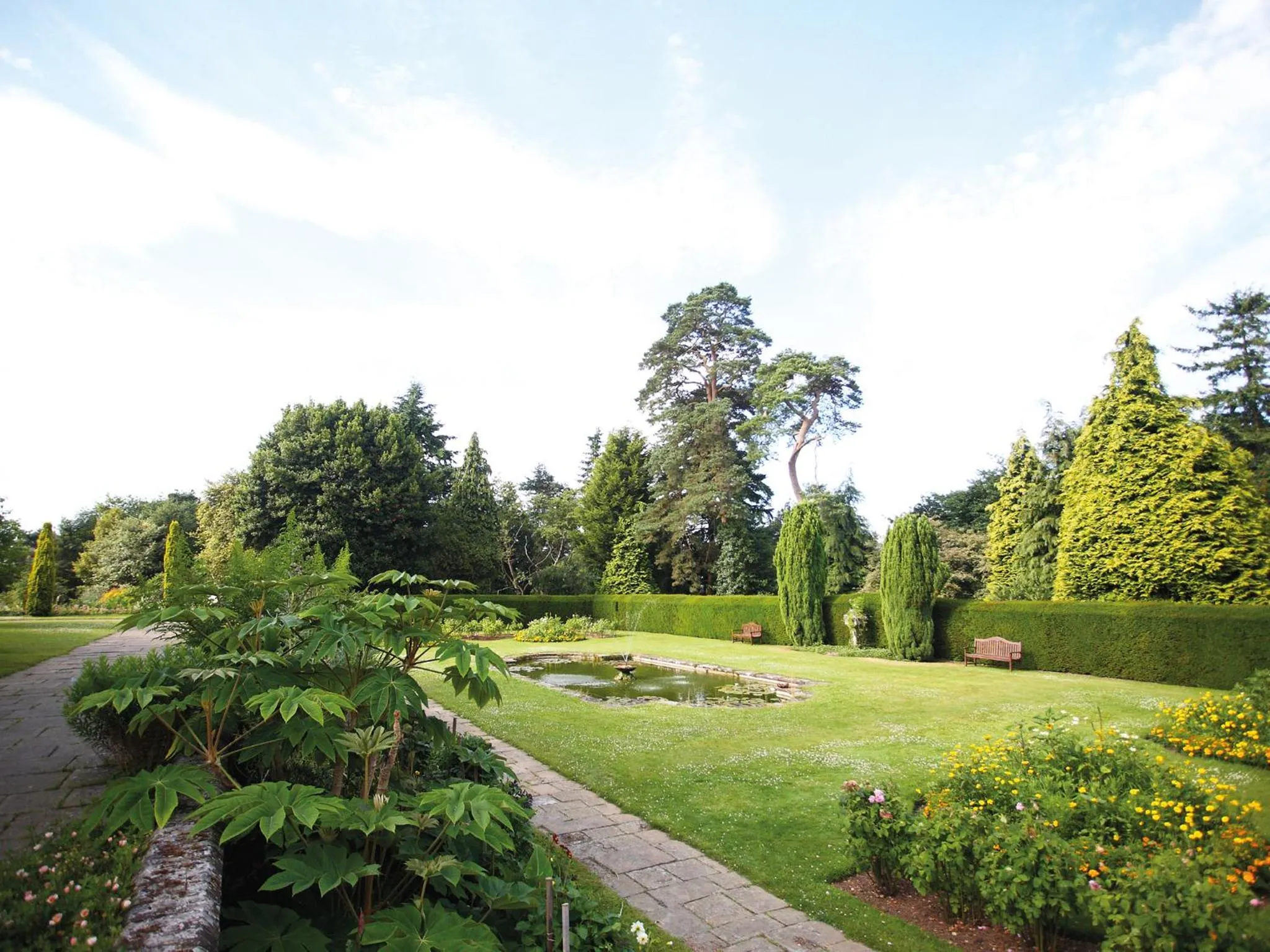 Garden in Barnett Hill Hotel