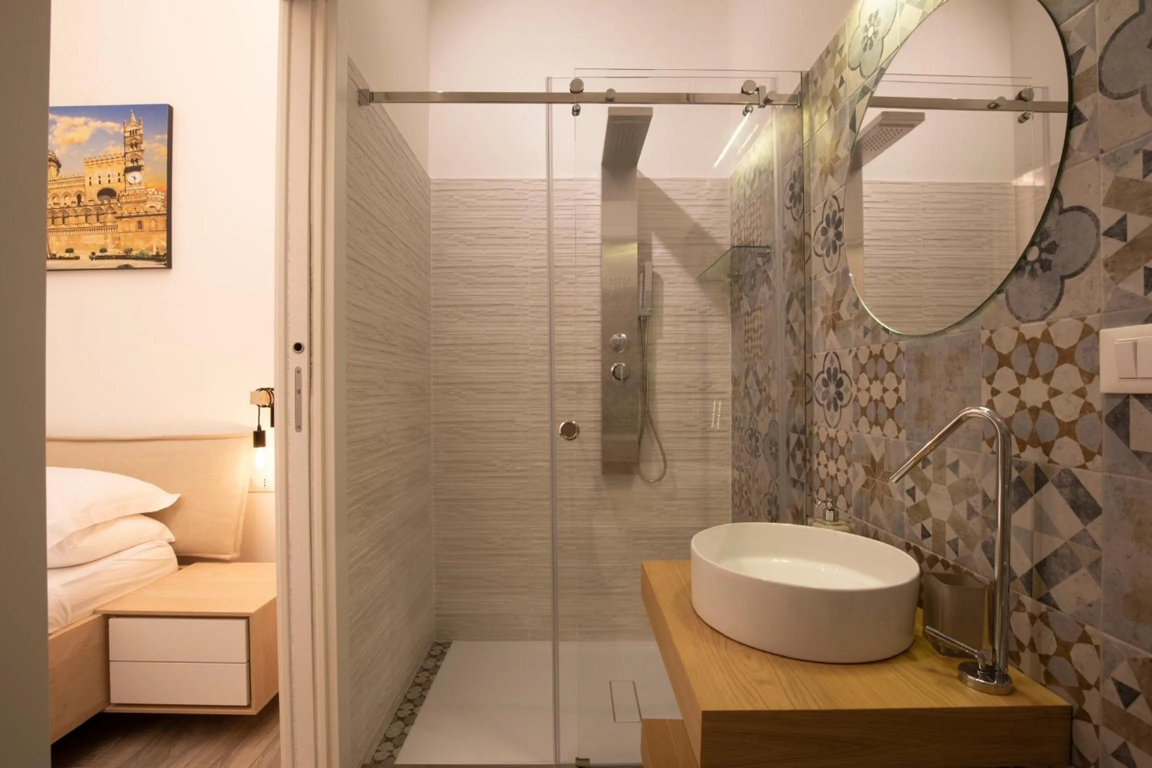 Shower in Sammartino suite