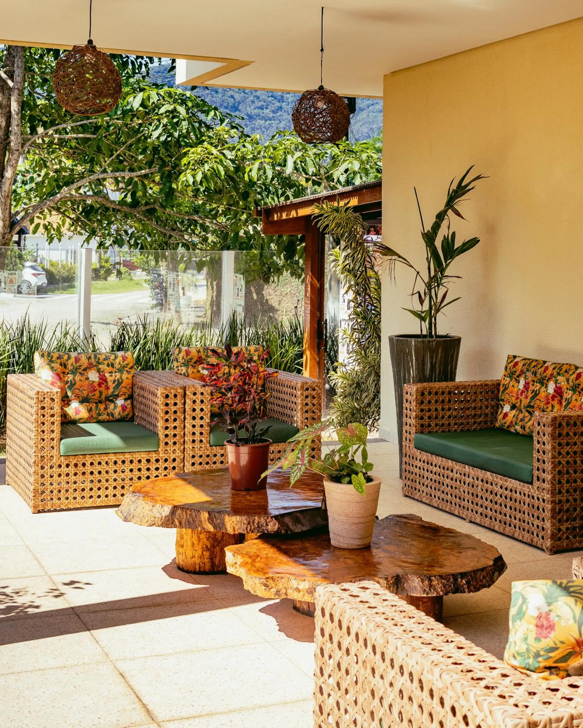 Patio in Pousada Ilha Vitoria