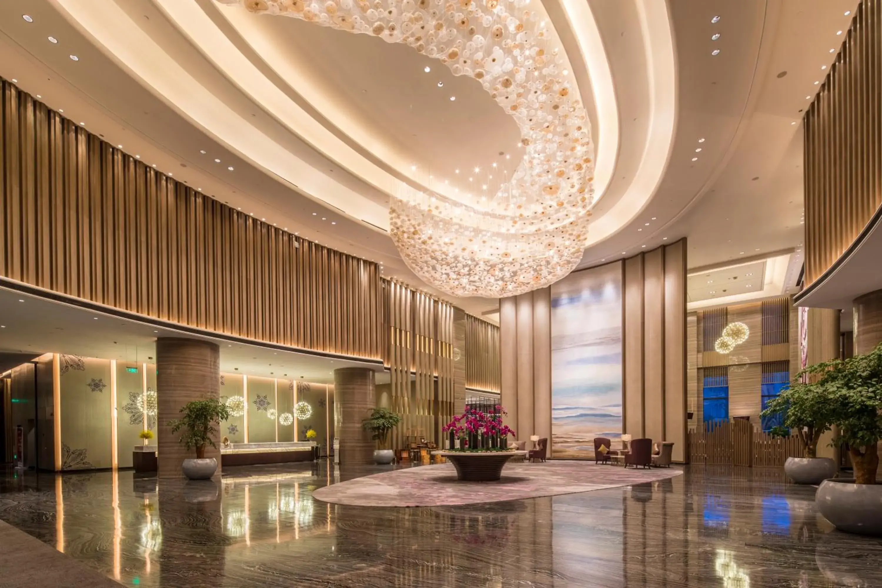 Property building in Crowne Plaza Harbin Songbei by IHG Property building in Crowne Plaza Harbin Songbei by IHG