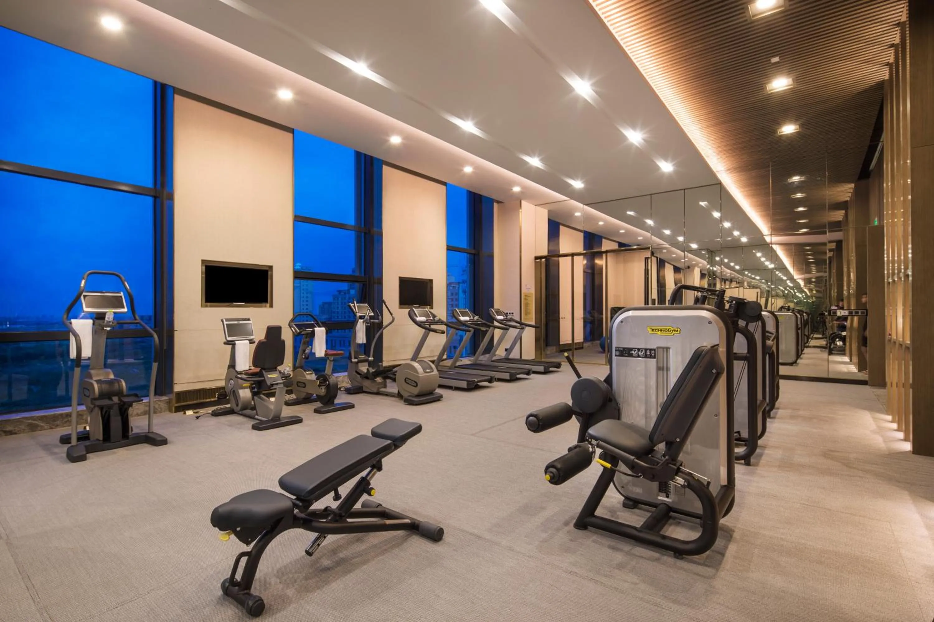 Fitness centre/facilities in Crowne Plaza Harbin Songbei by IHG
