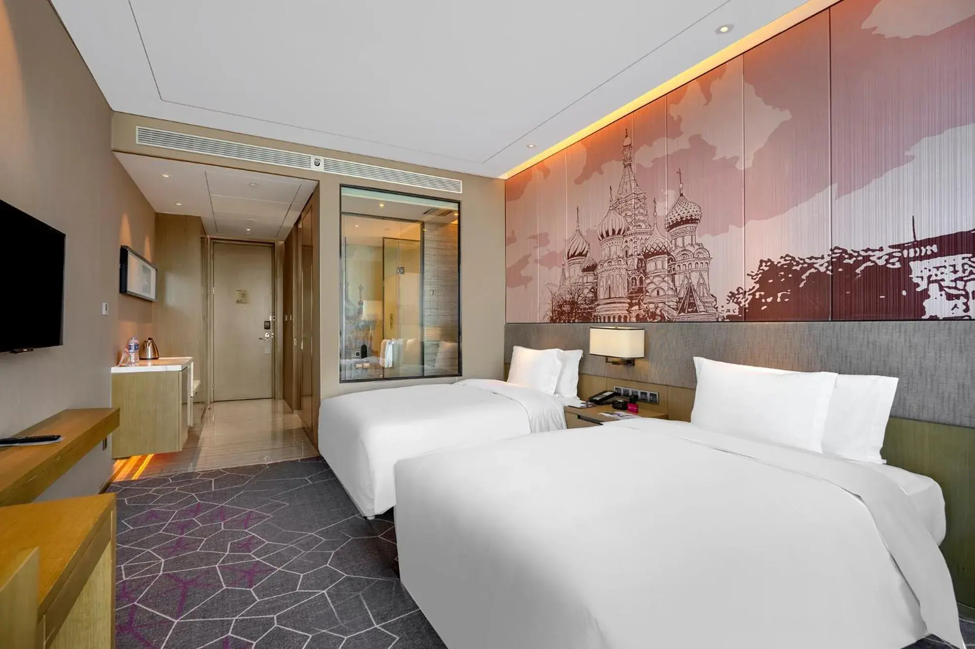 Premium Twin Room - Smoking in Crowne Plaza Harbin Songbei by IHG Premium Twin Room - Smoking in Crowne Plaza Harbin Songbei by IHG