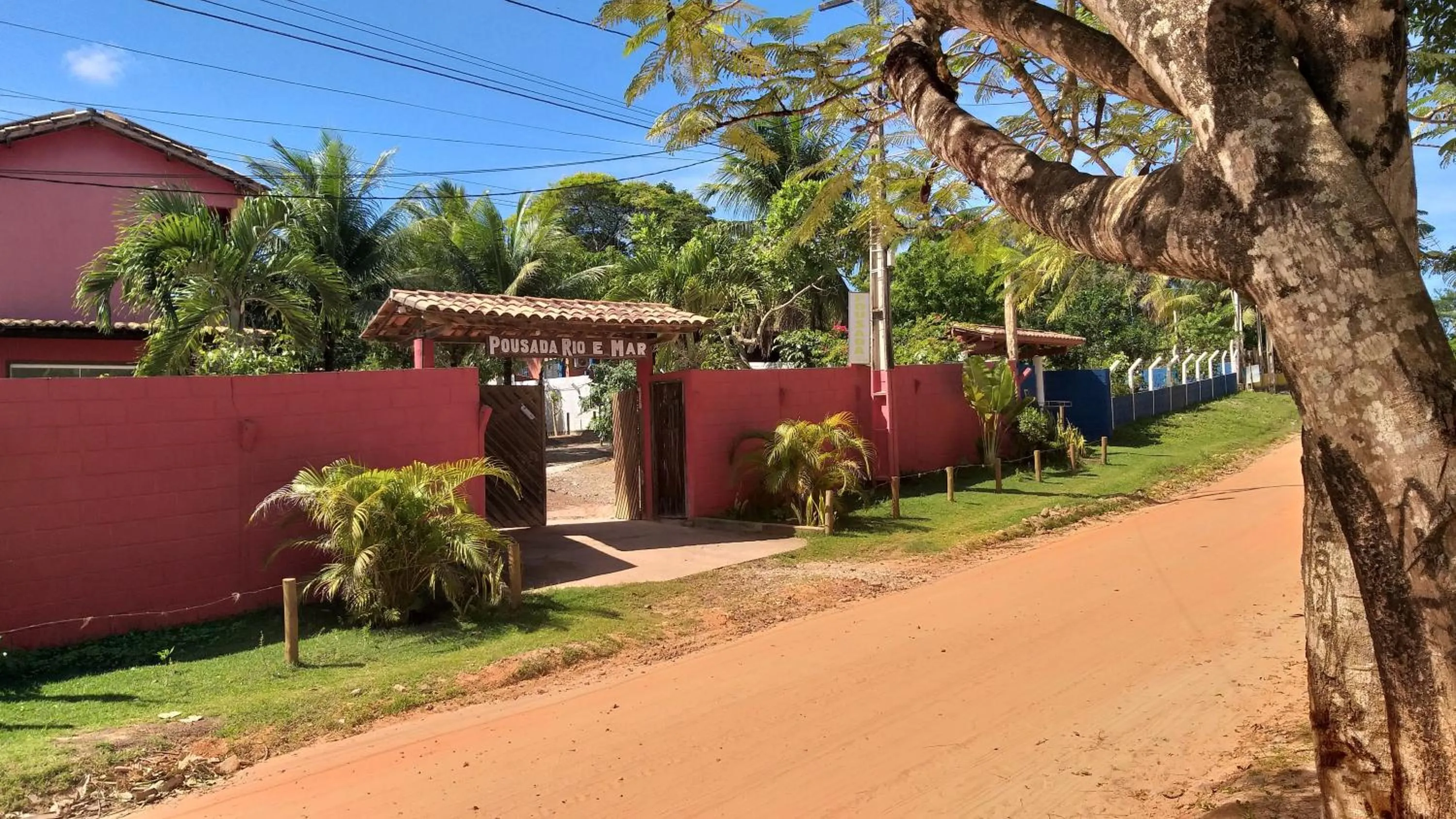 Quiet street view in Pousada Rio e Mar