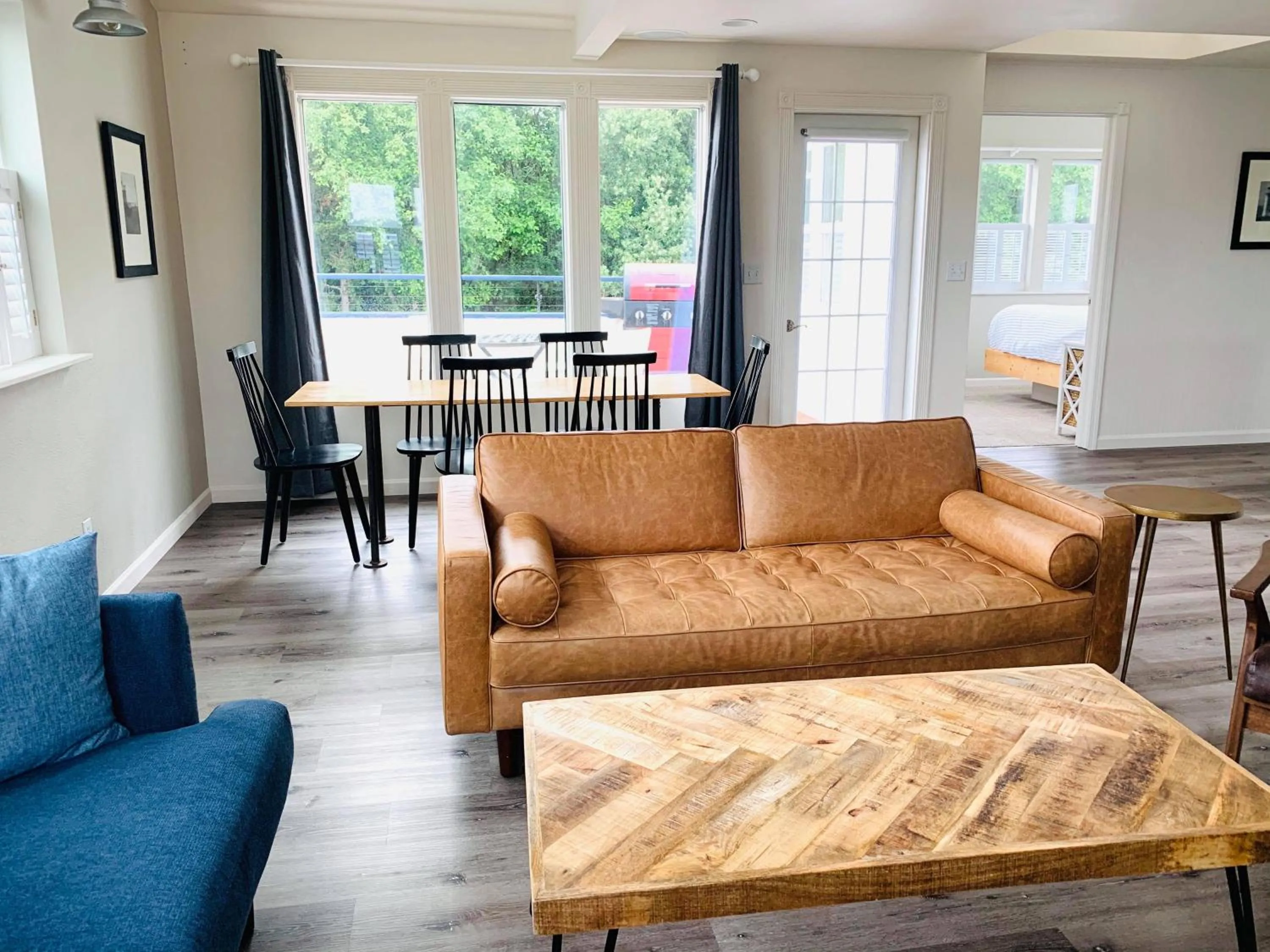 Living room in Boardwalk Cottages