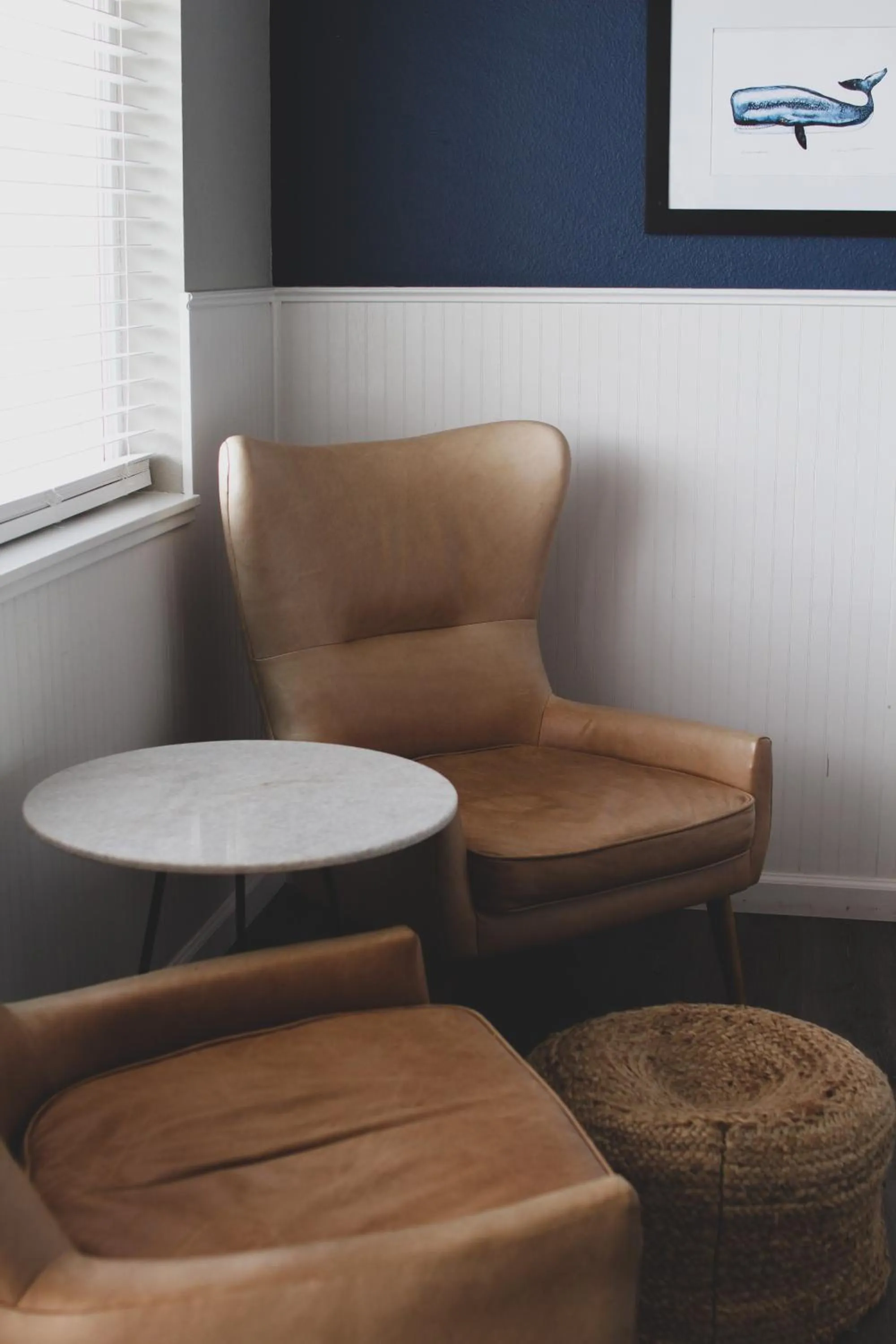 Seating area in Boardwalk Cottages