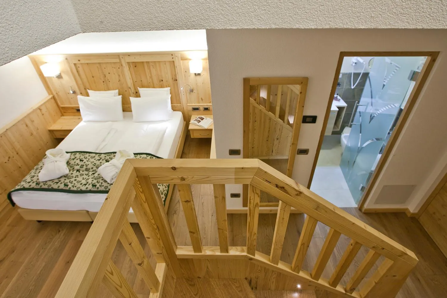 Bed in Rio Stava Family Resort & Spa