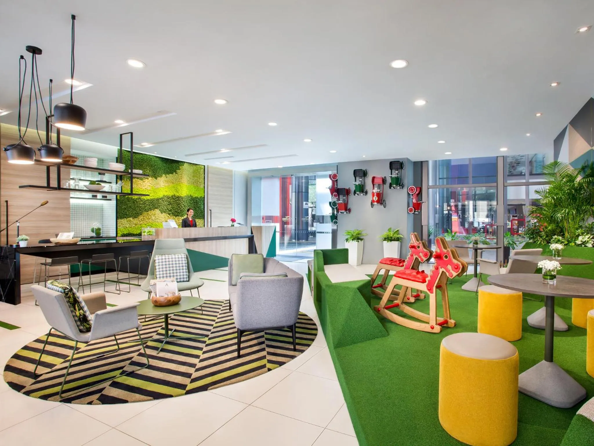 Lobby or reception in Citadines Mount Sophia Singapore