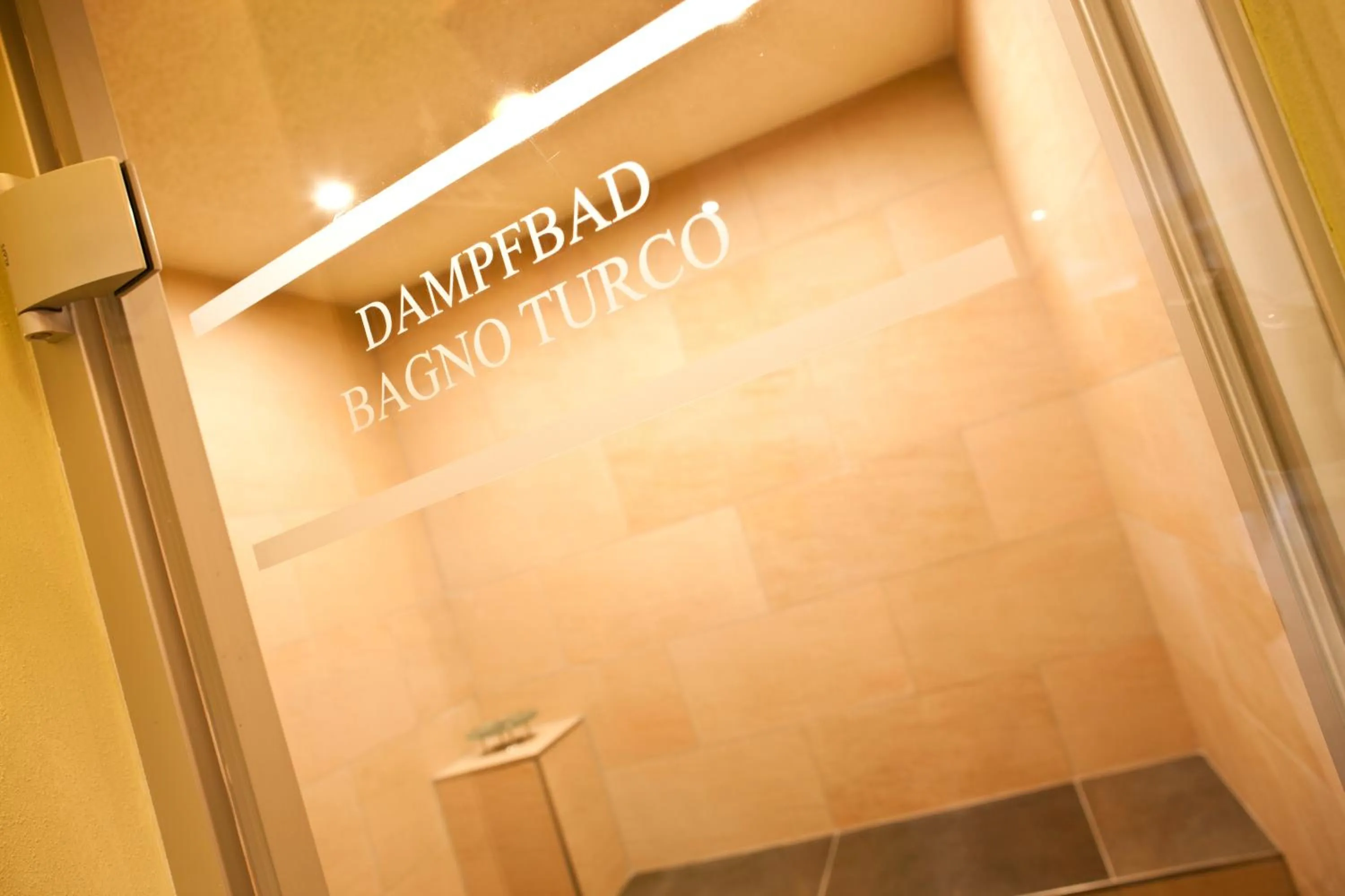 Steam room in Hotel Falken