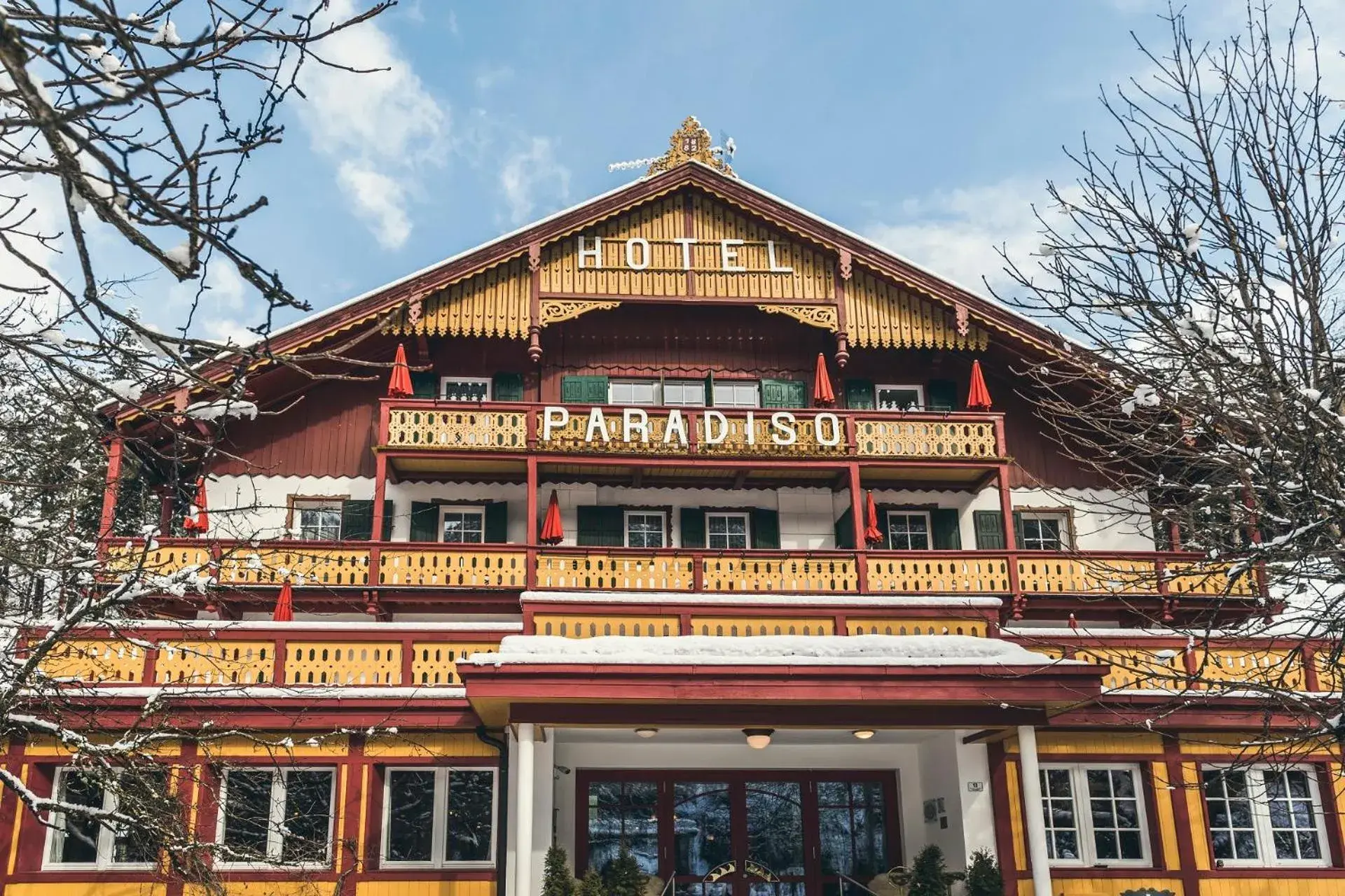 Property building in Parkhotel Sole Paradiso Property building in Parkhotel Sole Paradiso