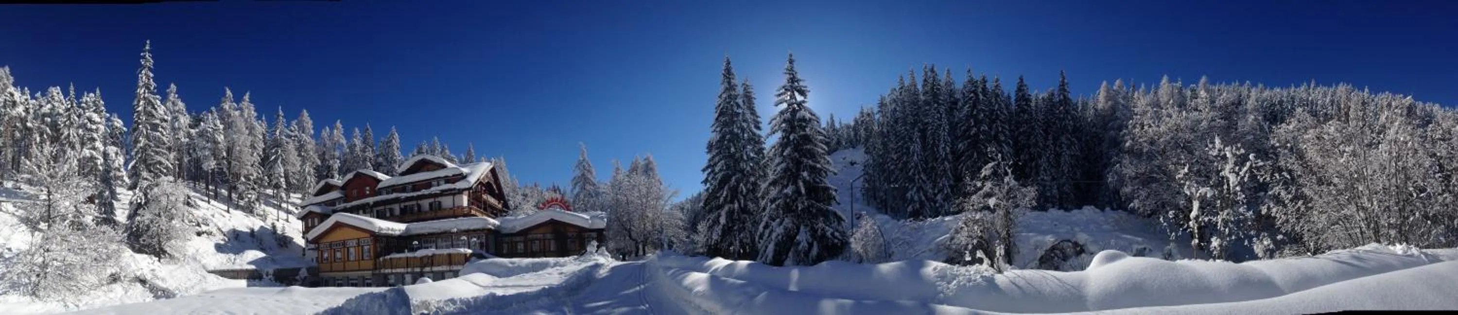 Garden view in Parkhotel Sole Paradiso