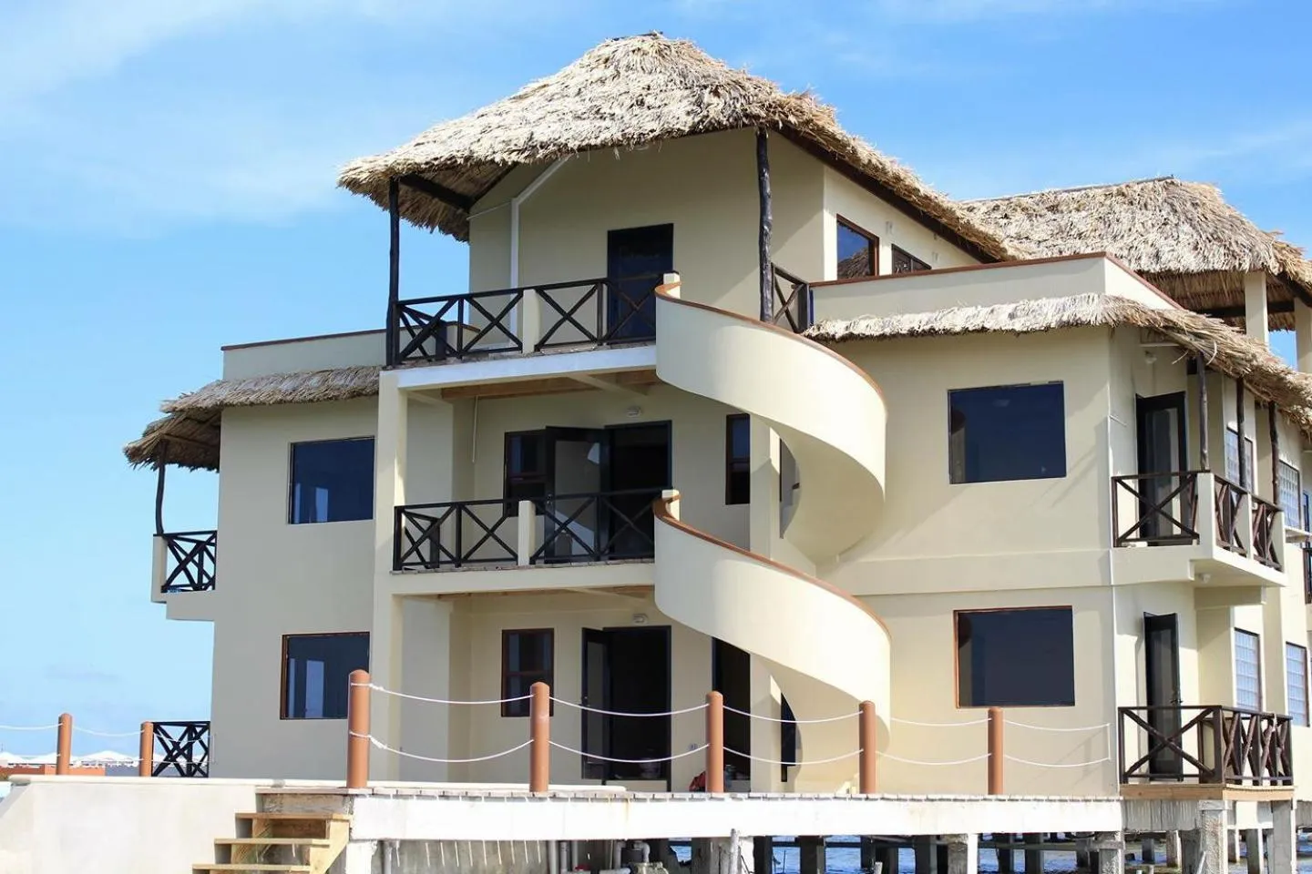 Balcony/Terrace in Lina Point Belize Overwater Resort